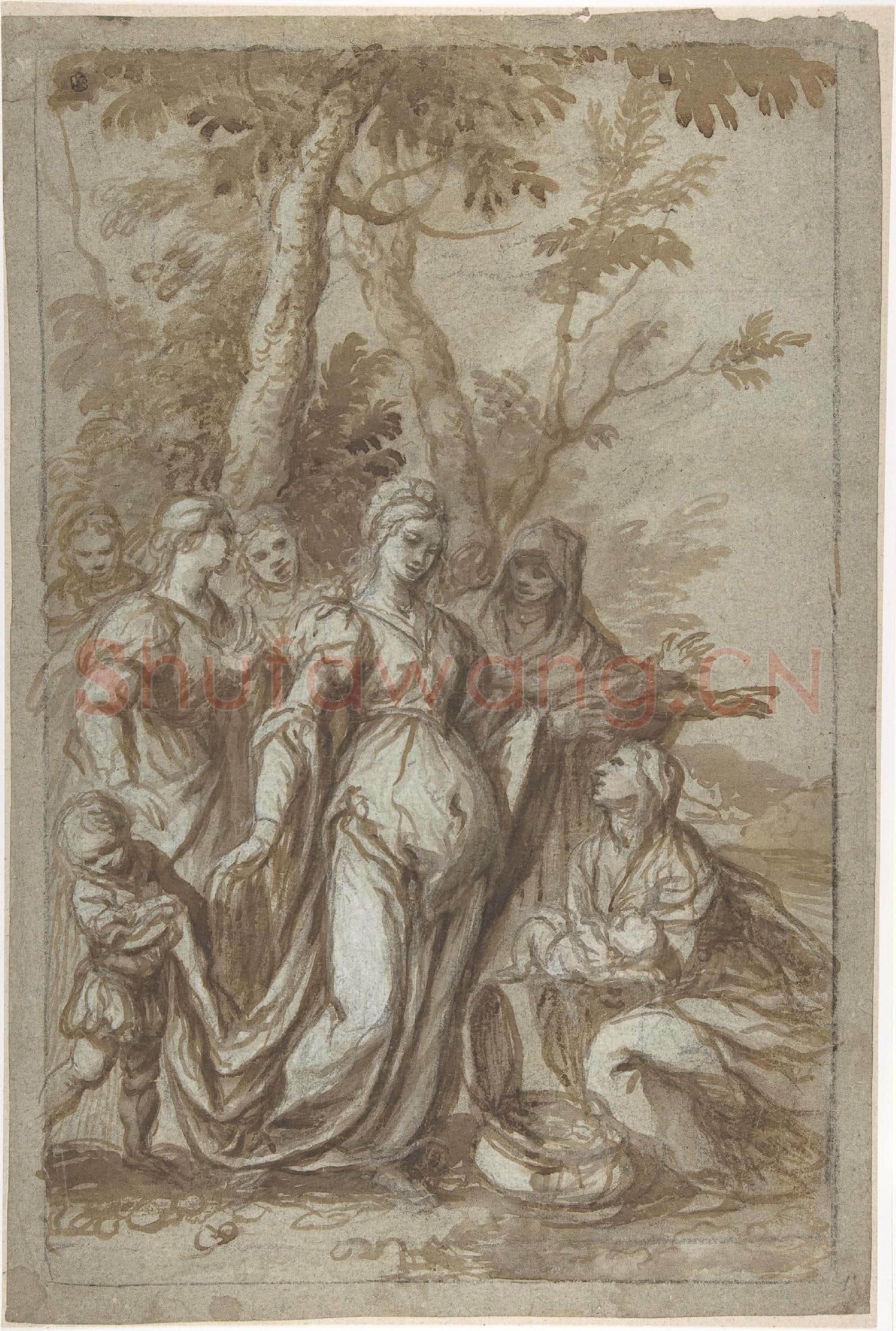 Elisabetta Sirani-The Finding of Moses.tif