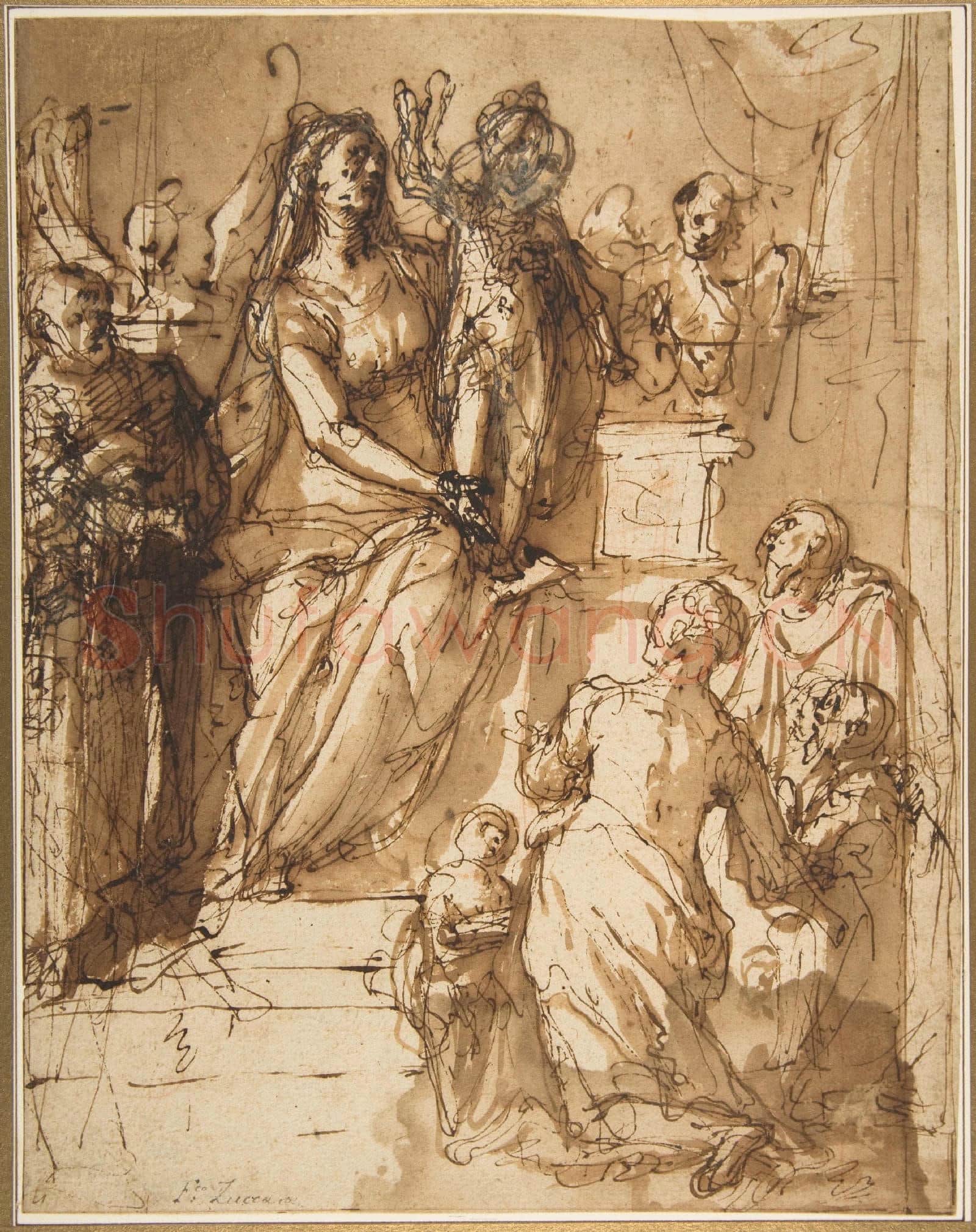 Federico Zuccaro-The Virgin and Child with Saint Joseph, Attendant Angels.tif