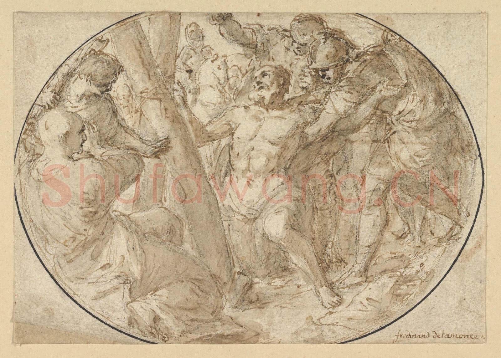 Ferdinand Pierre Joseph Ignace Delamonce-Martyrdom of St. Andrew.tif