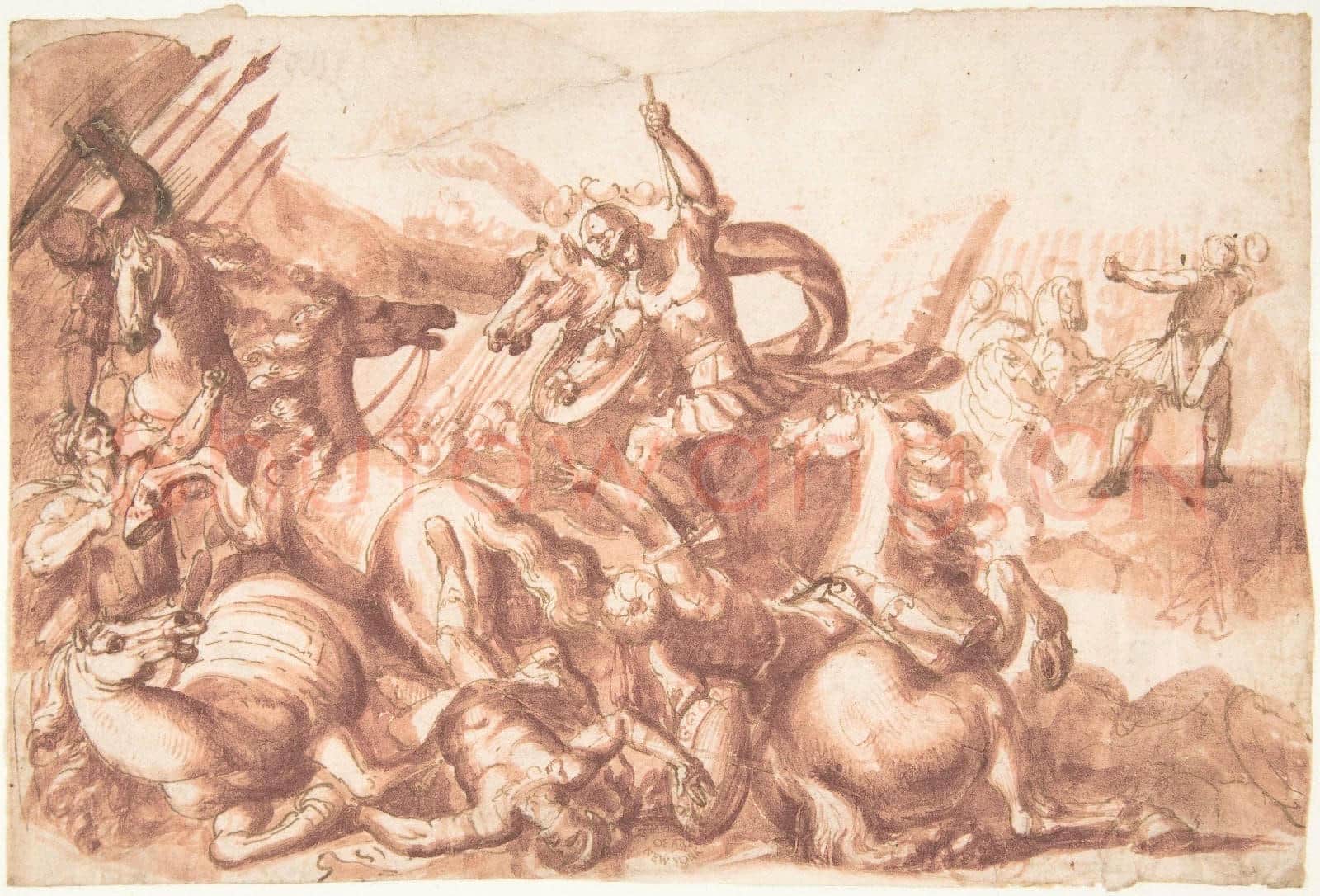 Francesco Allegrini-Battle Scene.tif