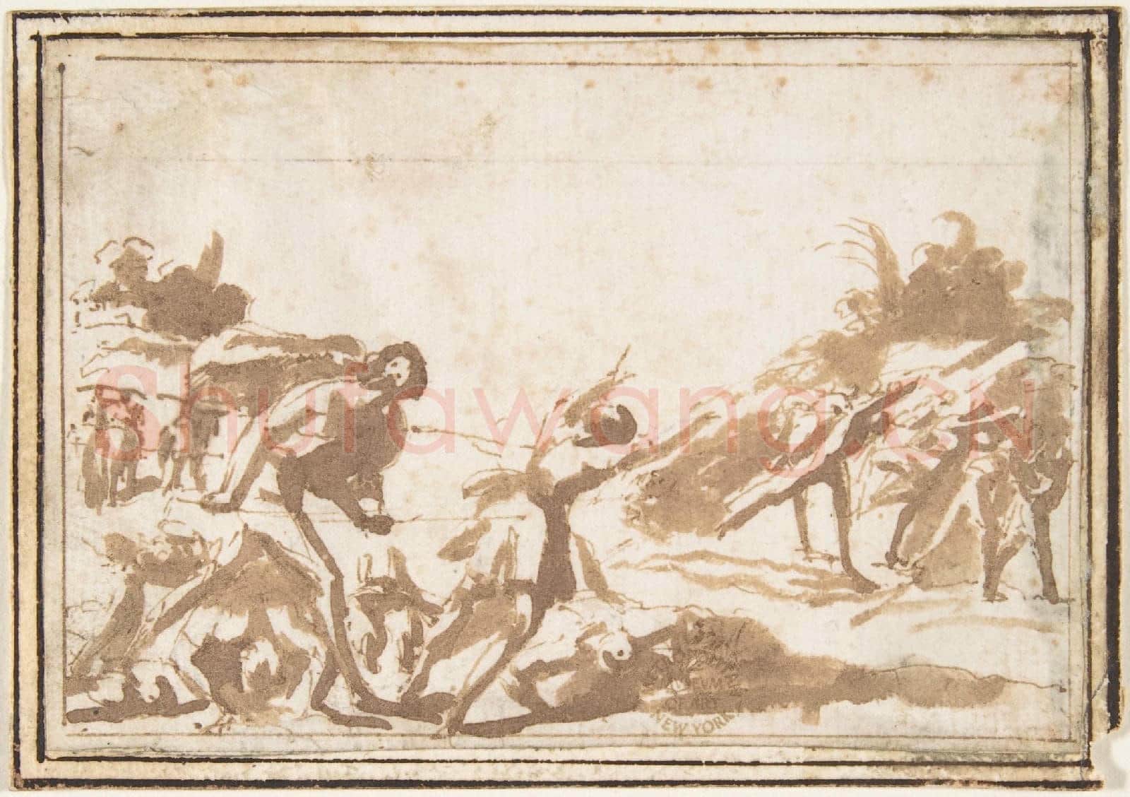 Francesco Allegrini-Unidentified Scene Figures in a Landscape.tif