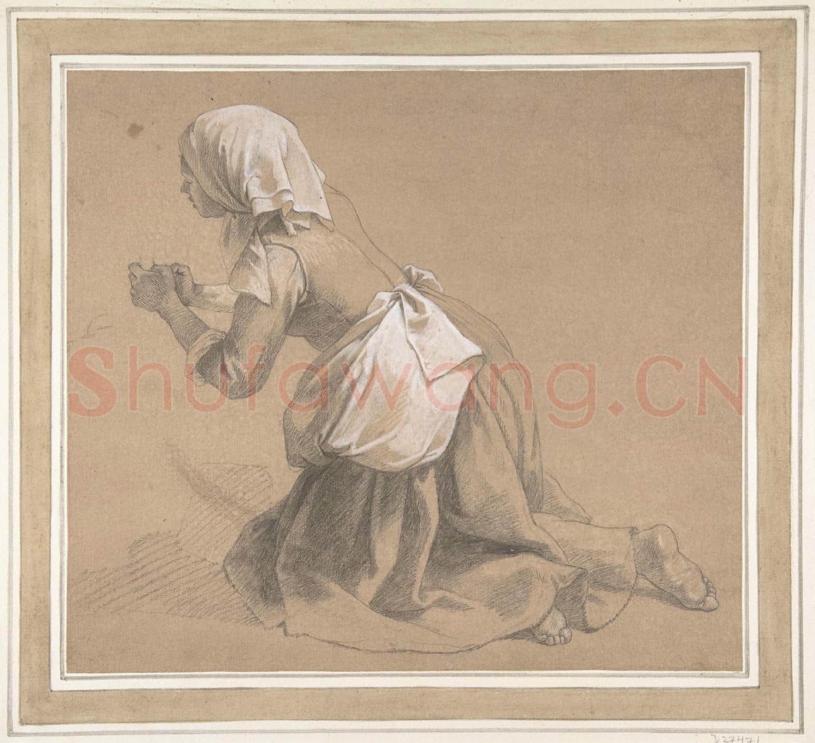 Francesco Londonio-Kneeling Milkmaid.tif