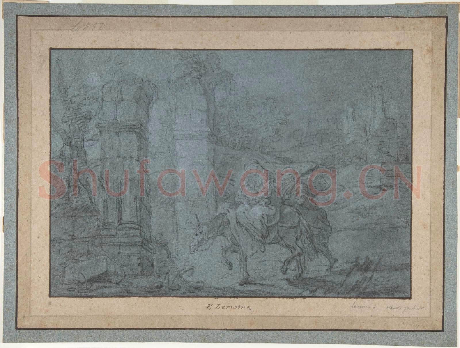 François Le Moyne-The Flight into Egypt.tif