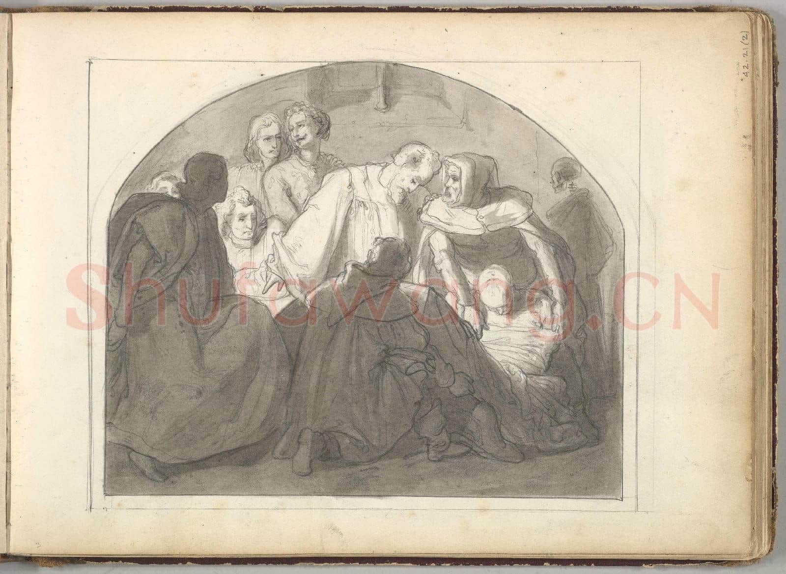 Frederic Leighton-A Burial Scene.tif