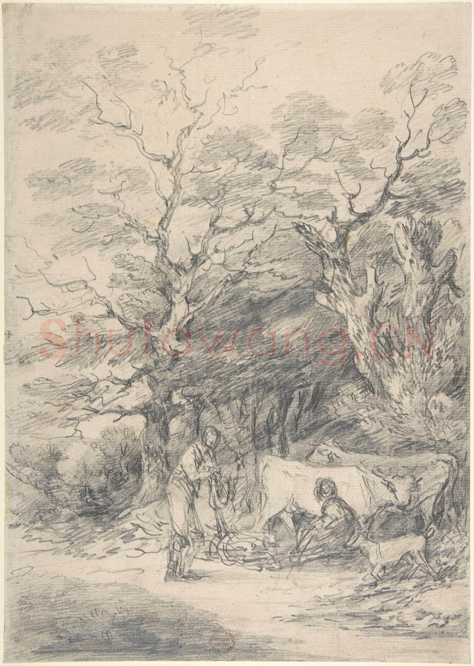 Gainsborough Dupont-Landscape with cattle and figures.tif