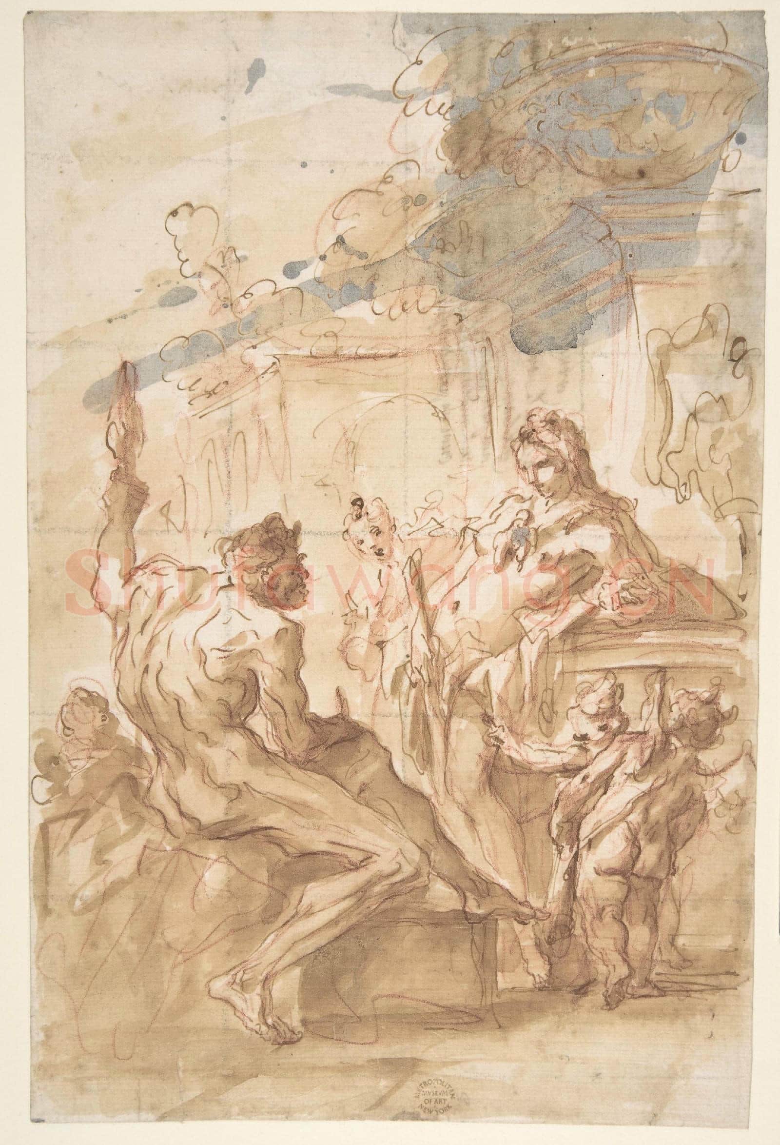 Gaspare Diziani-Hercules and Omphale.tif