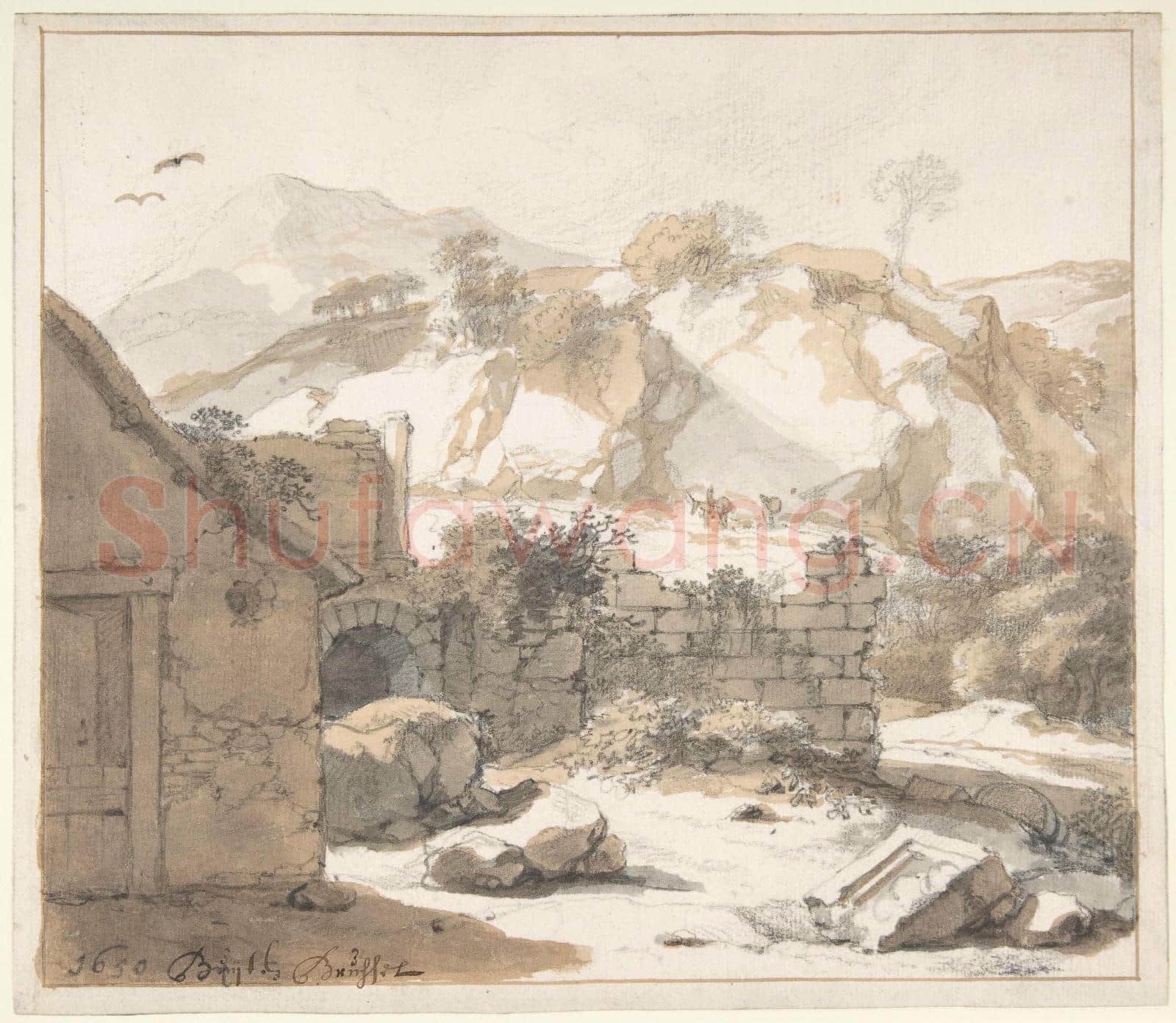 Gerbrand van den Eeckhout-Landscape with Ruins.tif