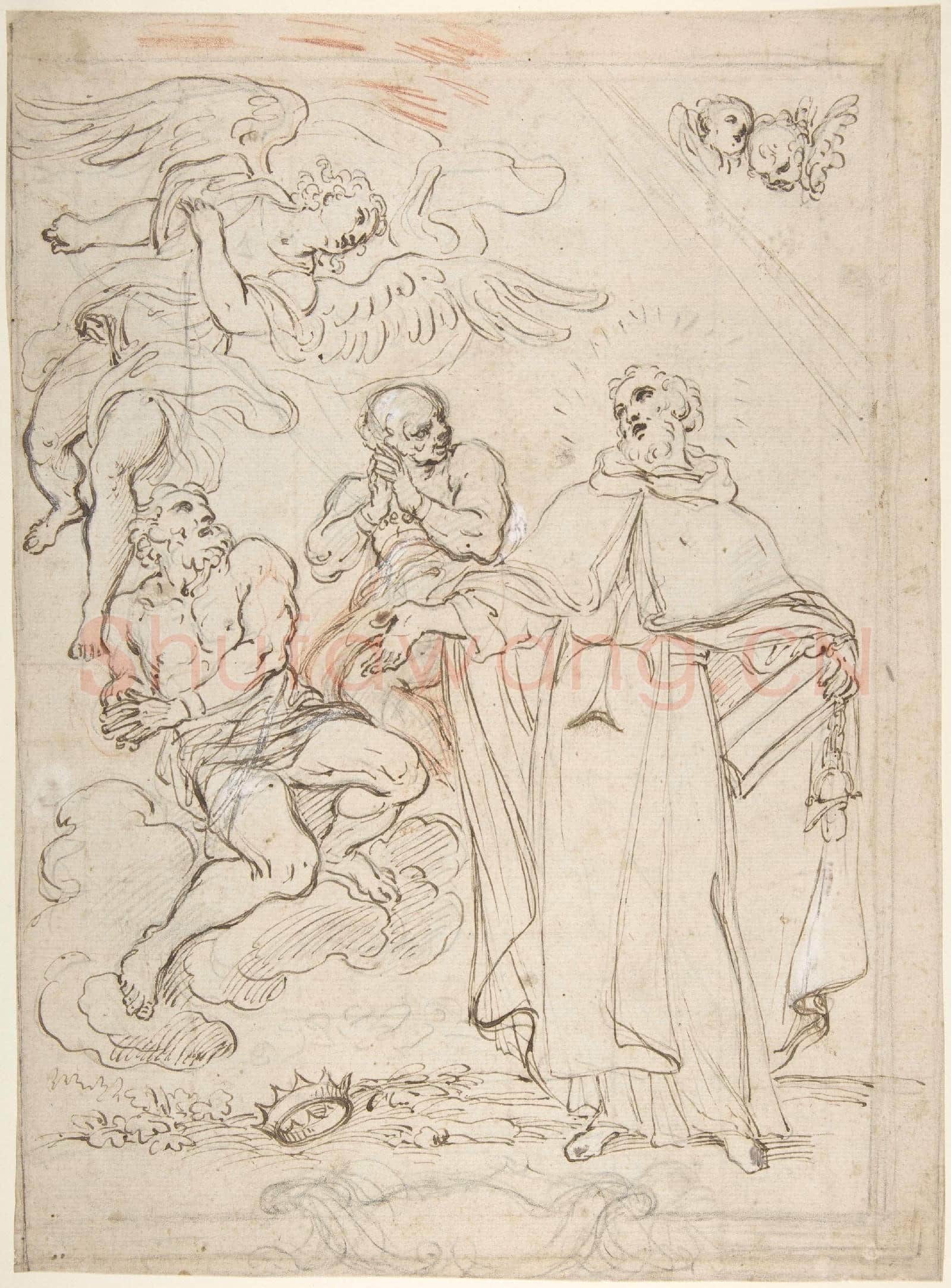 Giacinto Calandrucci-The Vision of Saint John of Matha.tif