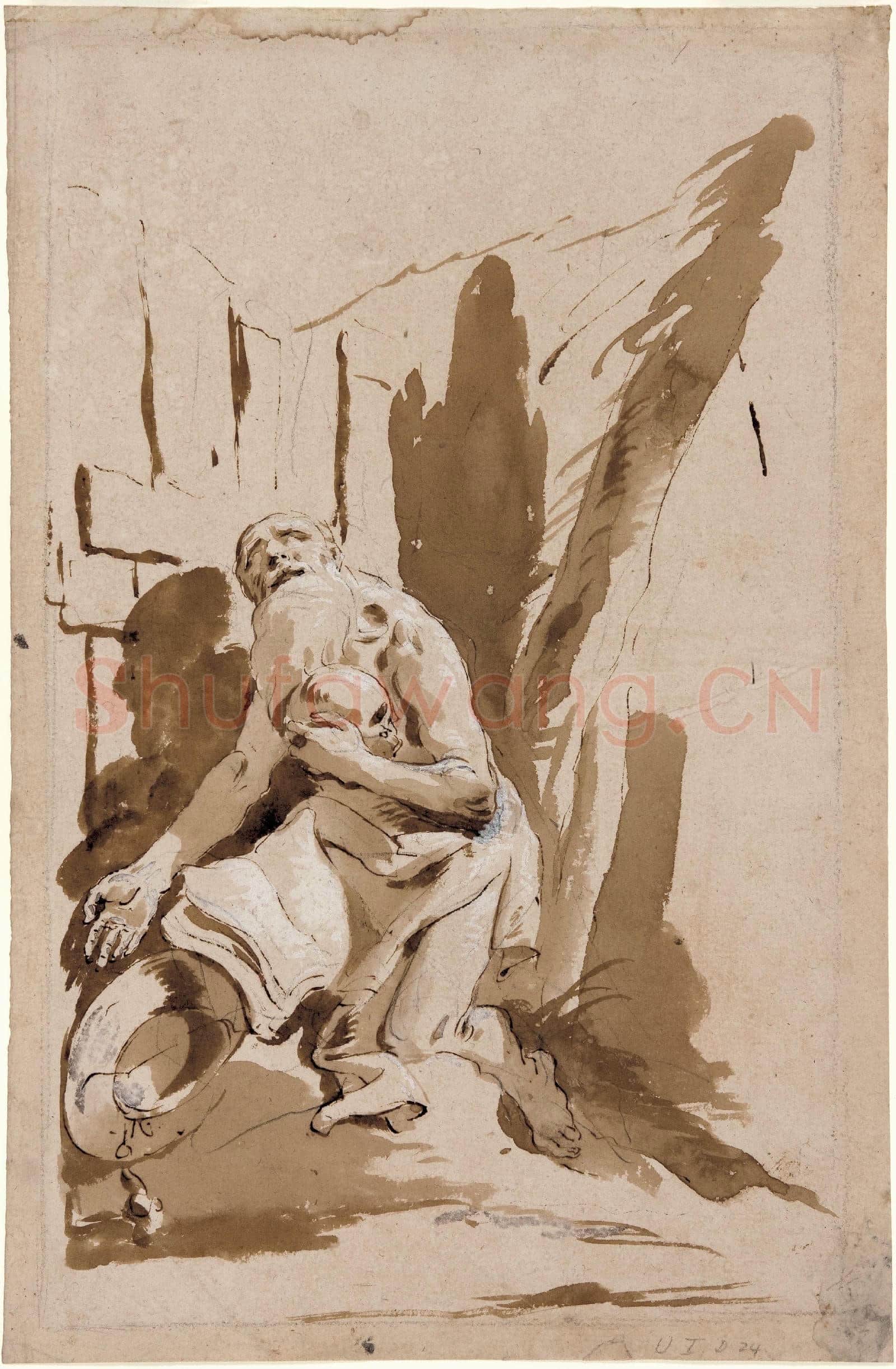 Giambattista TIEPOLO(1696-1770)(Italy)-St. Jerome.tif