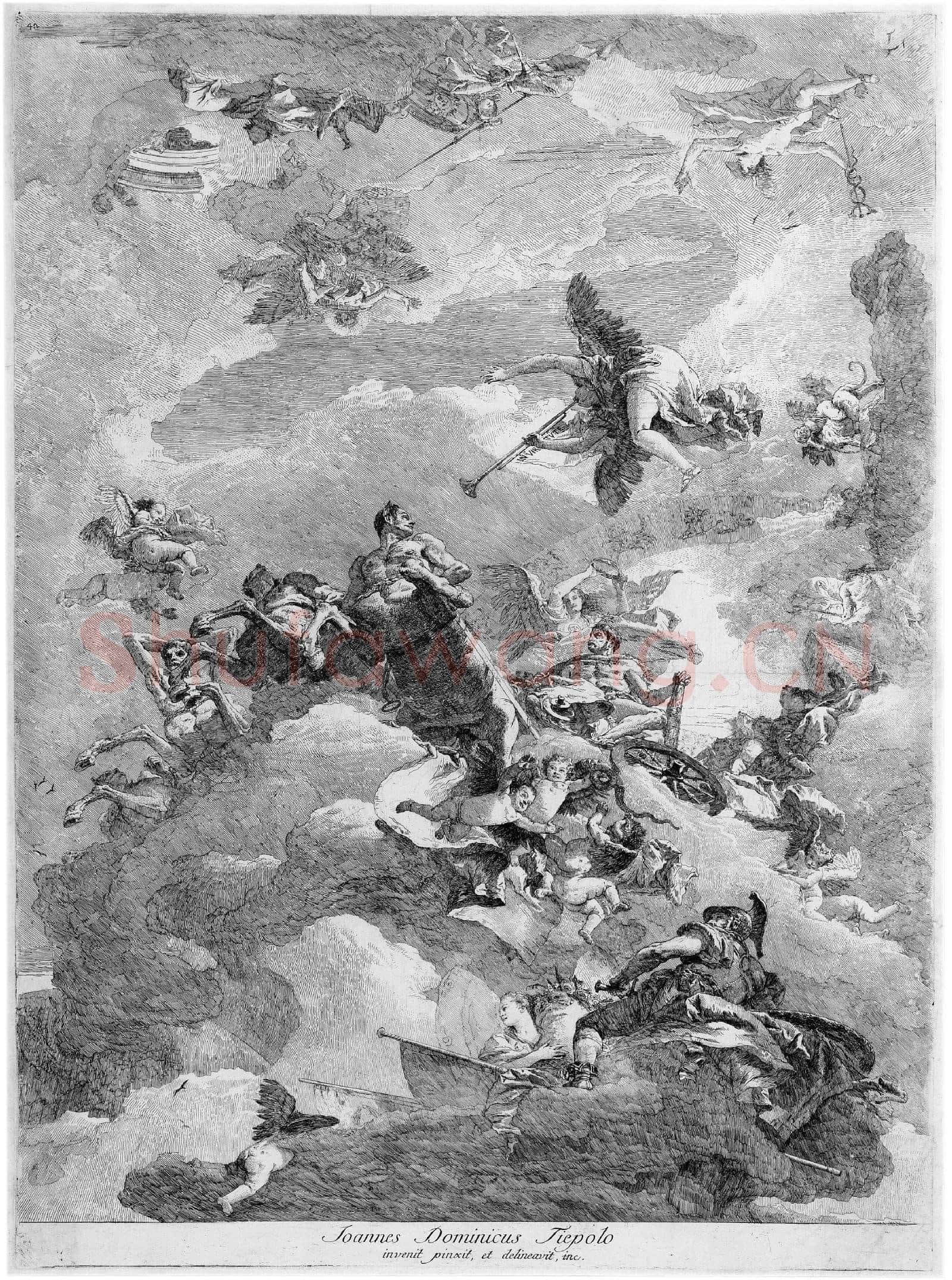 Giandomenico TIEPOLO(1727-1804)-The triumph of Hercules.tif