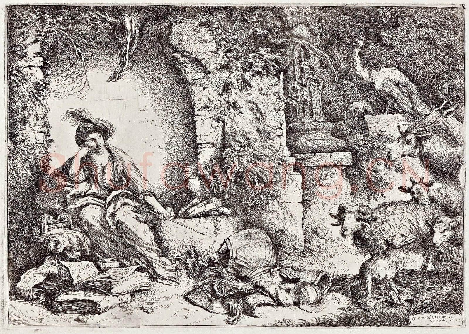 Giovanni B. CASTIGLIONE(1609-1664)(Italy)-Circe with companions.tif