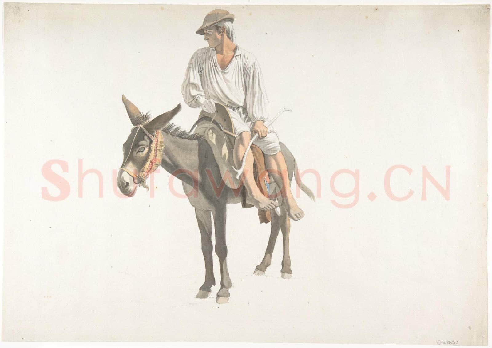 Giovanni Battista-Peasant on a Donkey.tif