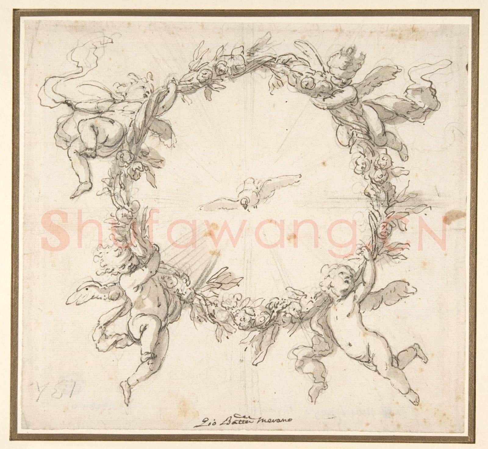 Giovanni Battista Merano-The Holy Spirit Surrounded by a Wreath.tif