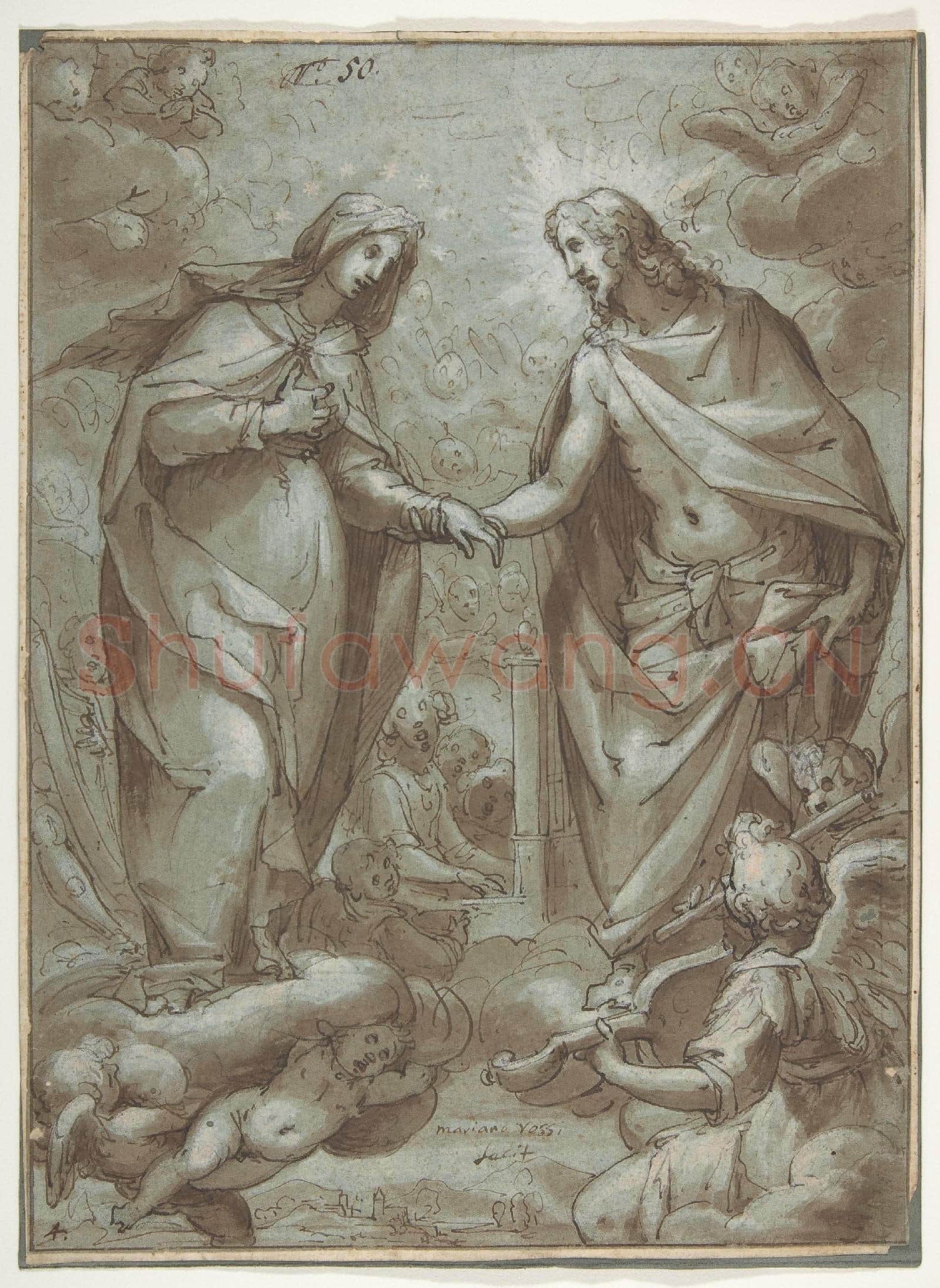 Giovanni Battista Paggi-Christ Receiving the Virgin into Heaven.tif