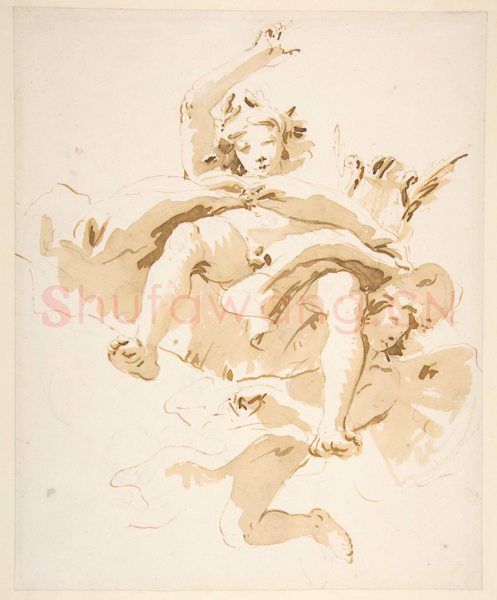 Giovanni Battista Tiepolo-Apollo Supported by a Winged Genius.tif