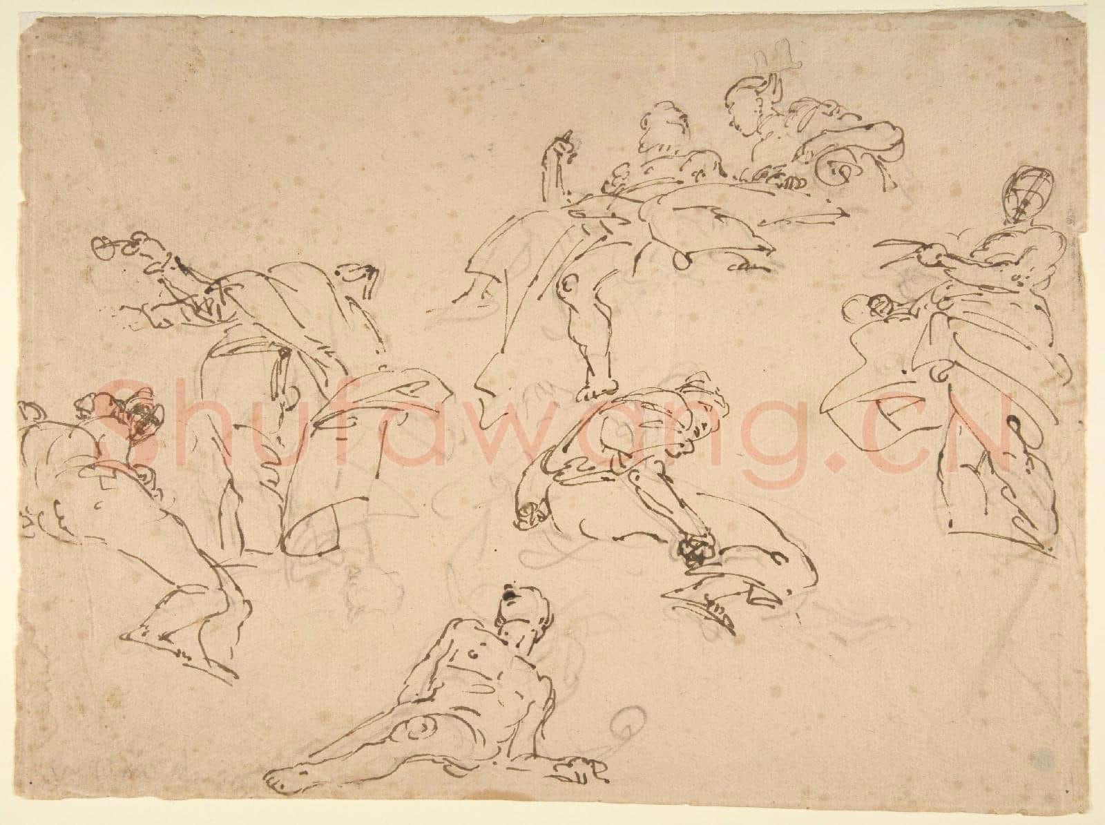 Giovanni Battista Tiepolo-Figure Studies.tif