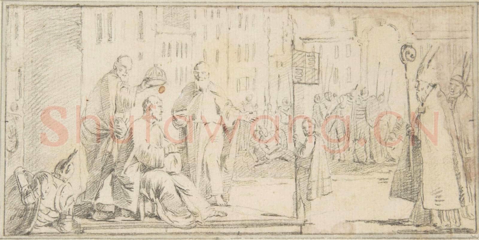 Giovanni Battista Tiepolo-Illustration for a Book Coronation of an Emperor.tif