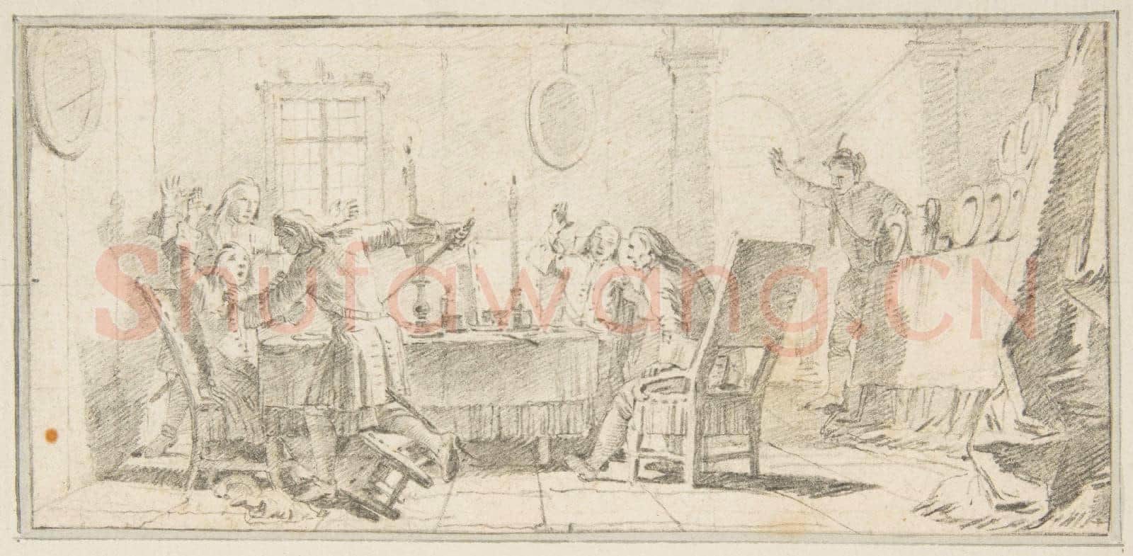 Giovanni Battista Tiepolo-Illustration for a Book Scene of a Murder.tif