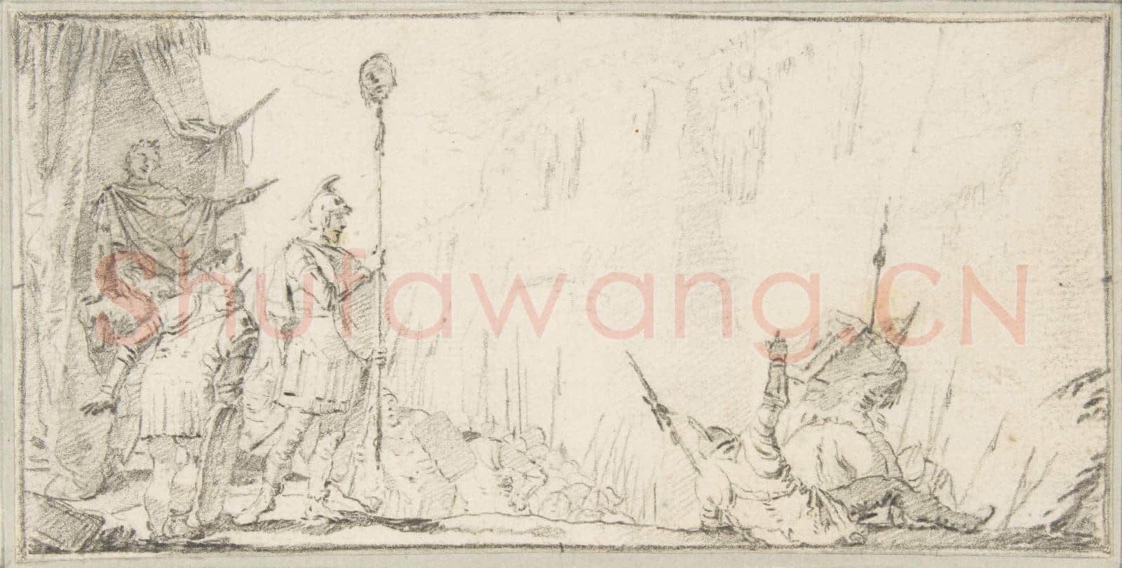 Giovanni Battista Tiepolo-Illustration for a Book Soldier.tif