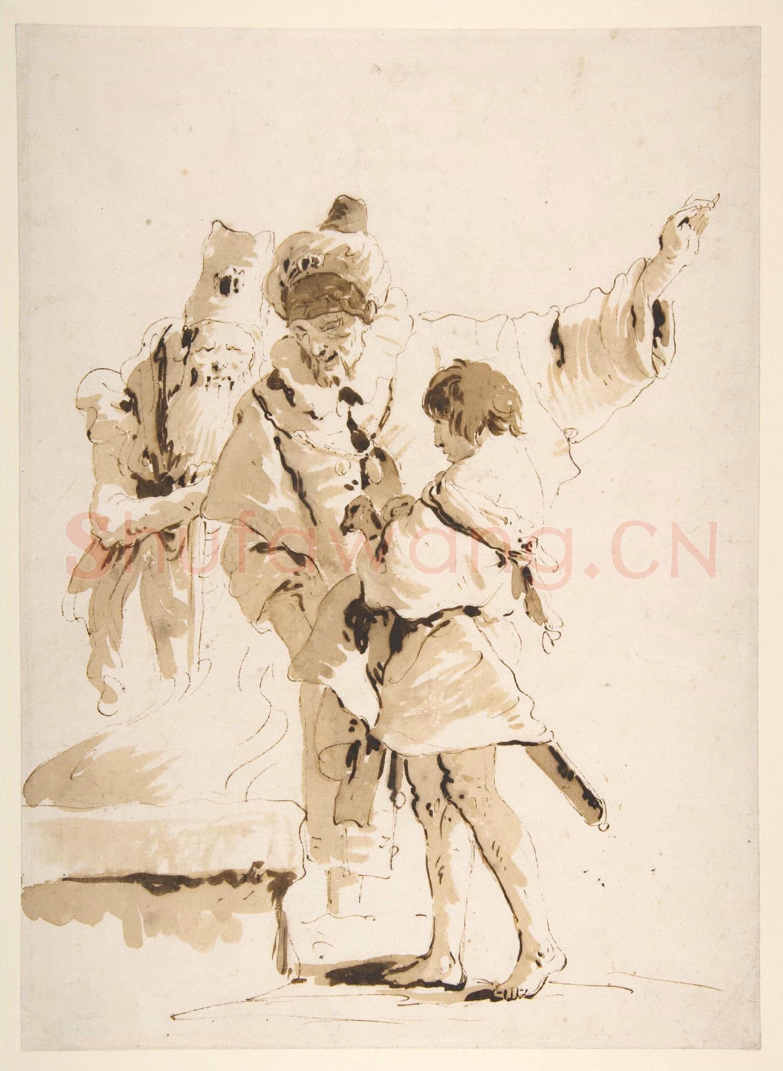Giovanni Battista Tiepolo-Scherzo di Fantasia Two Standing Orientals.tif