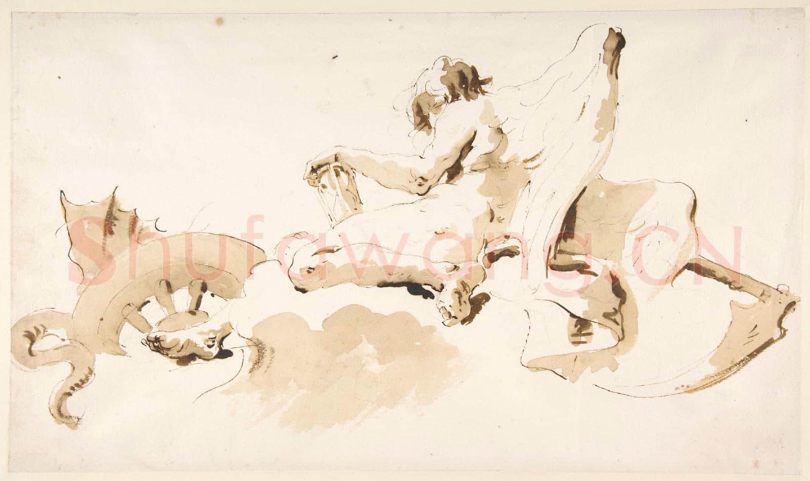 Giovanni Battista Tiepolo-Seated Figure of Time.tif