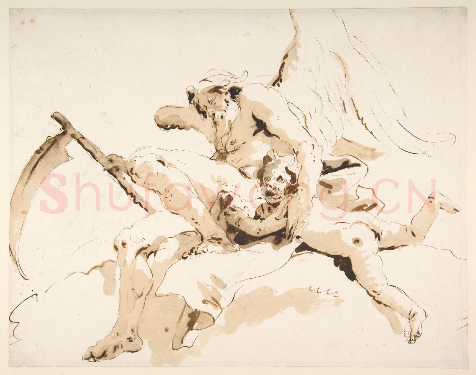 Giovanni Battista Tiepolo-Time Seated, Clutching a Putto.tif