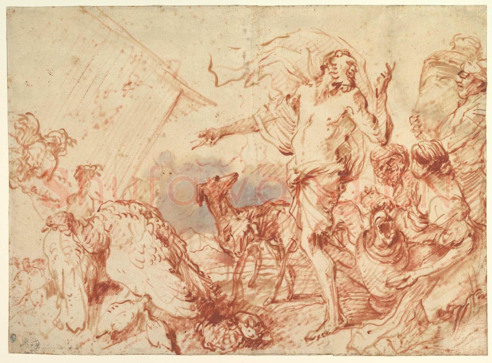 Giovanni Benedetto Castiglione-Noah Entering the Ark.tif