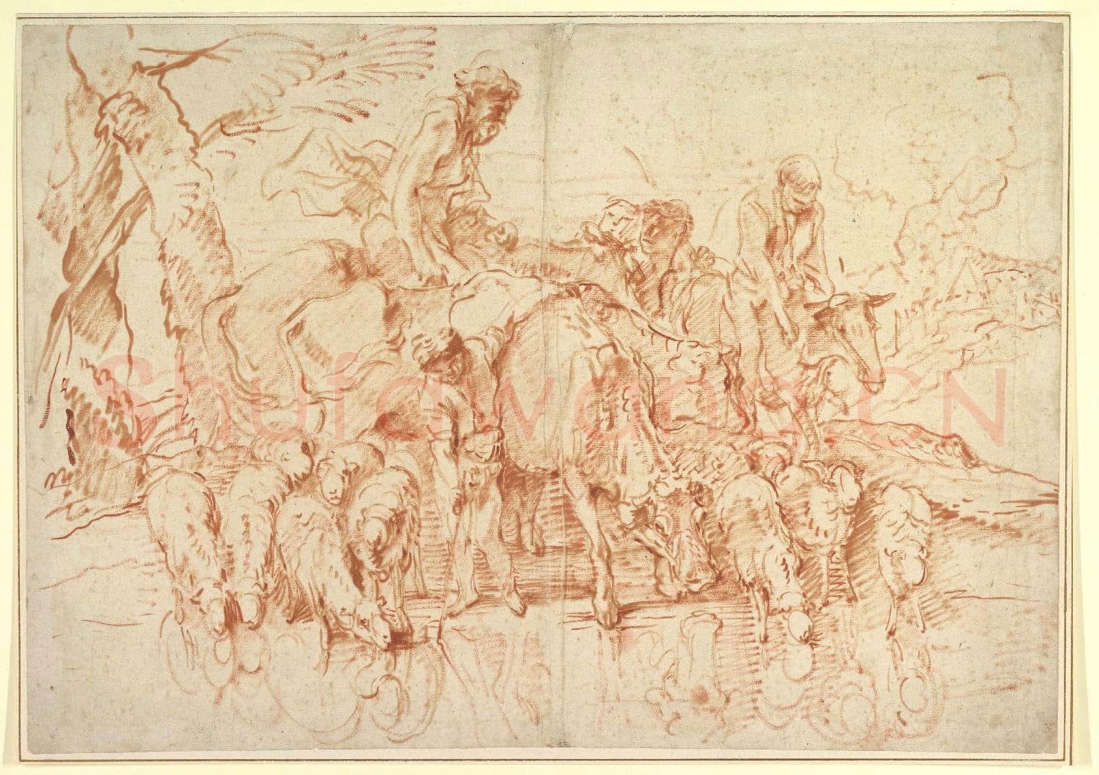 Giovanni Benedetto Castiglione-Pastoral Journey.tif