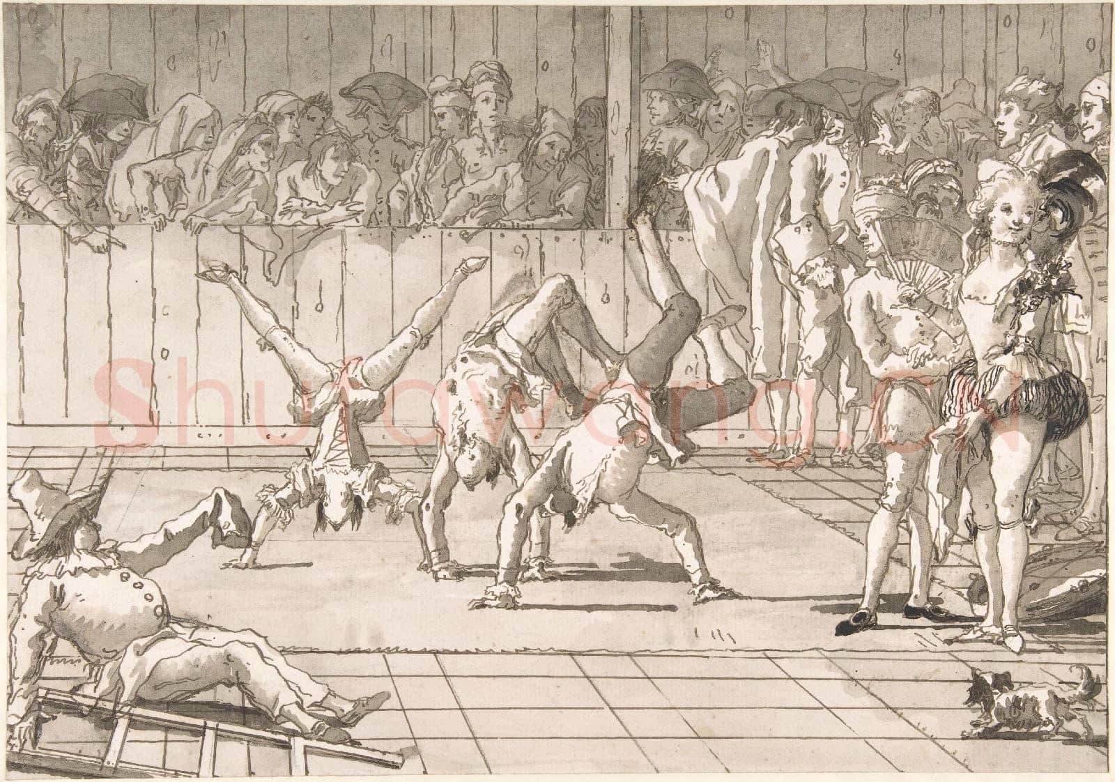 Giovanni Domenico Tiepolo-Scene of Contemporary Life The Acrobats.tif