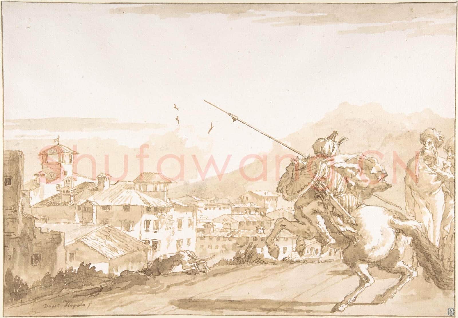 Giovanni Domenico Tiepolo-Turkish Lancer.tif