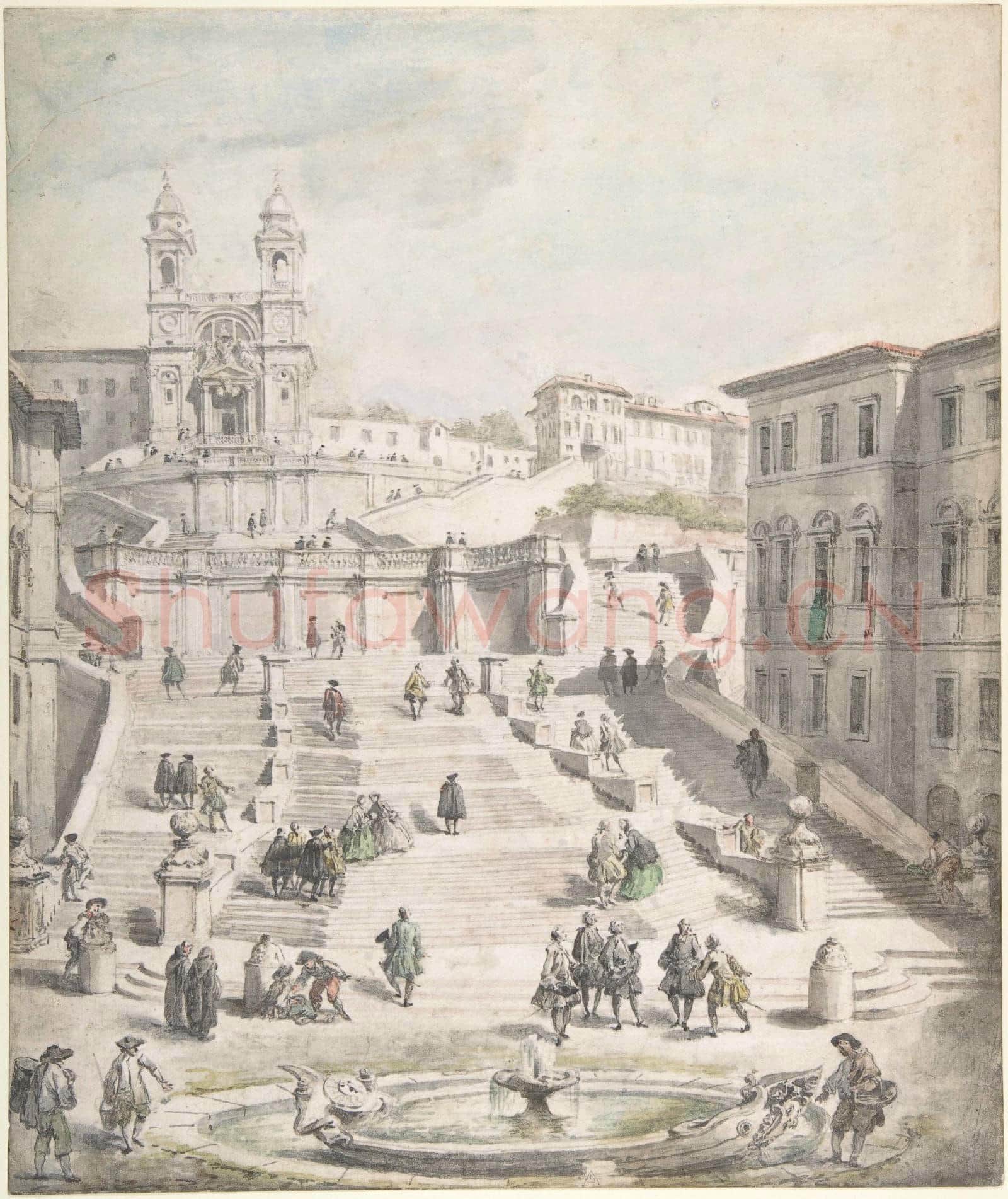 Giovanni Paolo Panini-Scalinata della Trinità dei Monti.tif