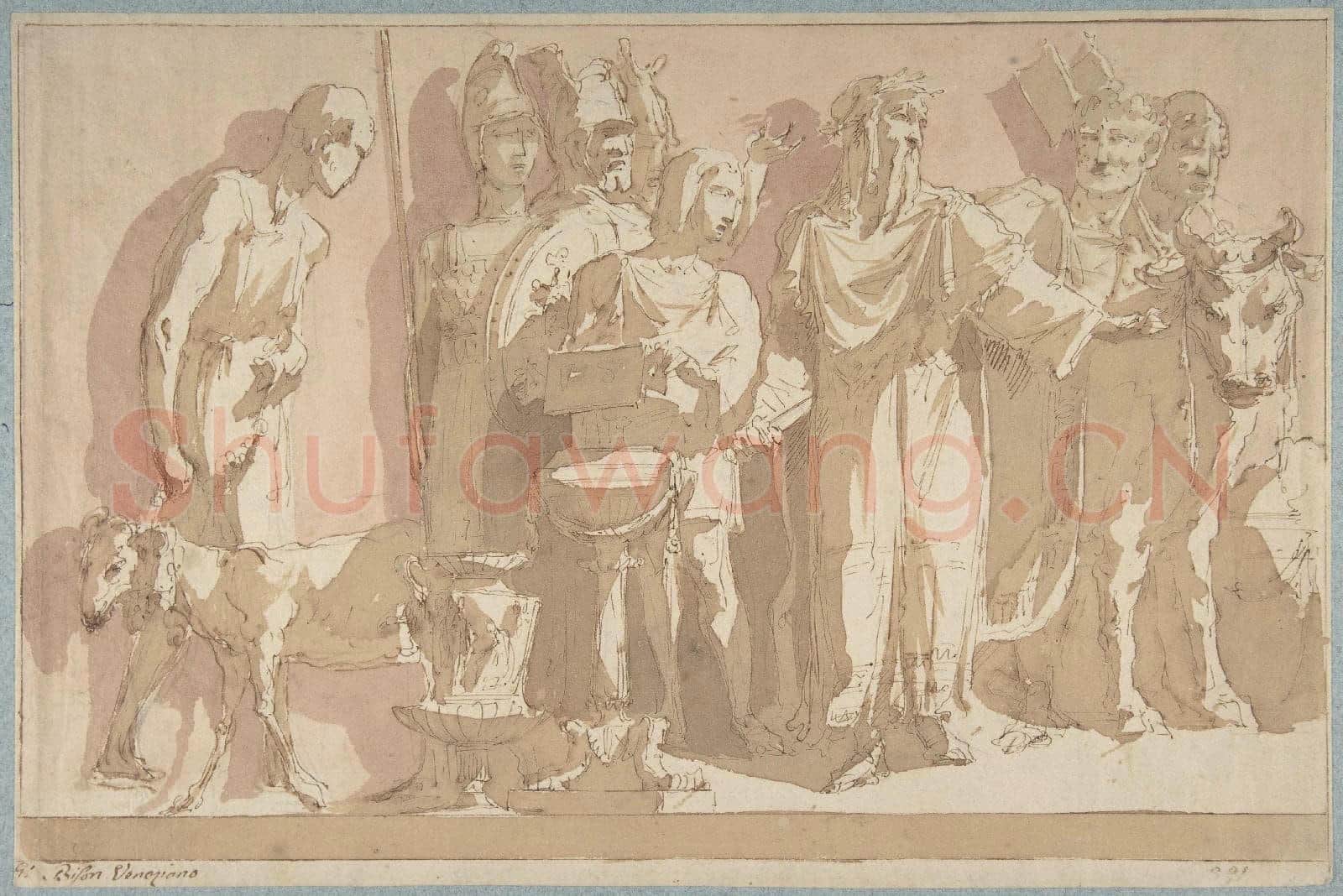 Giuseppe Bernardino Bison-Scene of Antique Sacrifice.tif