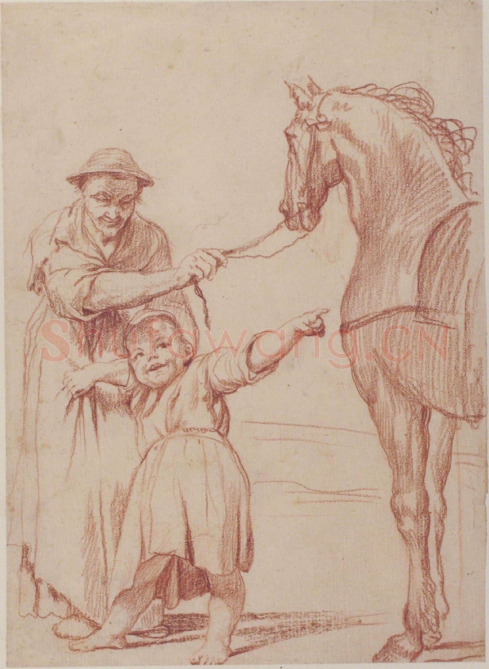Giuseppe Maria Crespi-Marcolfa Persuades Cacasenno to Mount a Horse.tif
