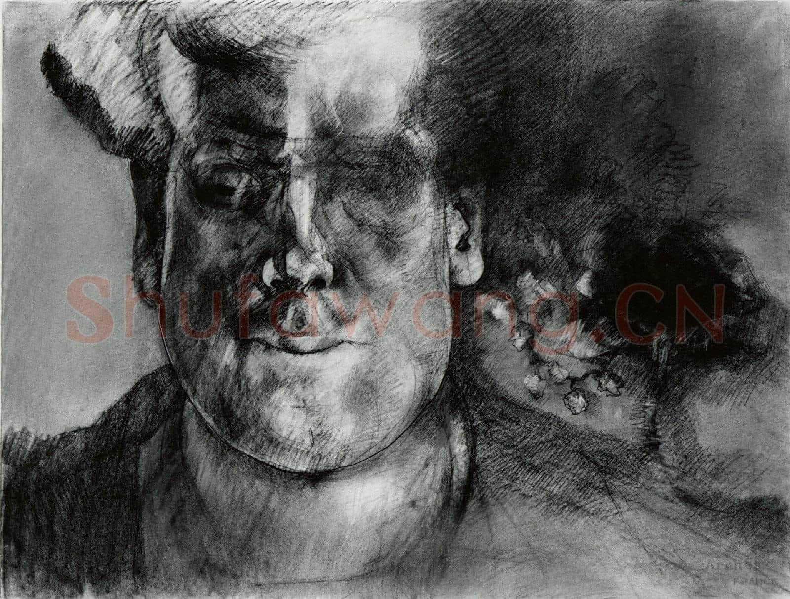 Glenn Sujo-Self-Portrait Drawing XIII.tif