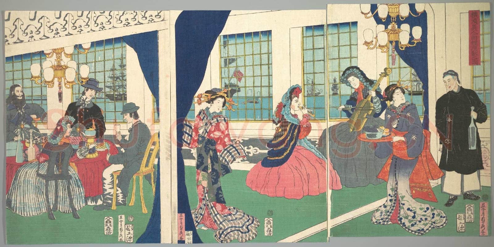 Gountei Sadahide-Foreigners in the Drawing Room.tif
