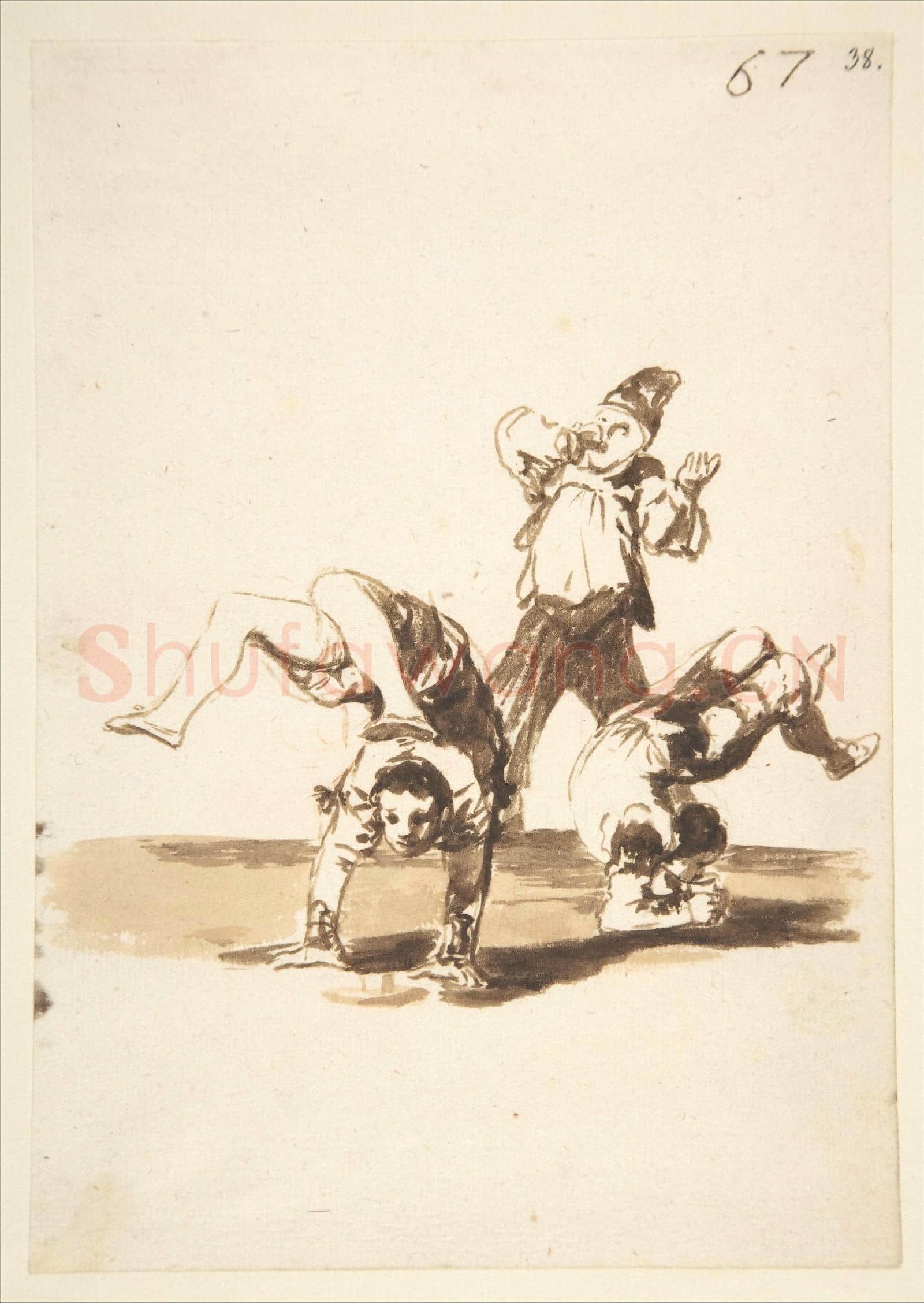 Goya-Acrobats; Images of Spain Album, 67.tif