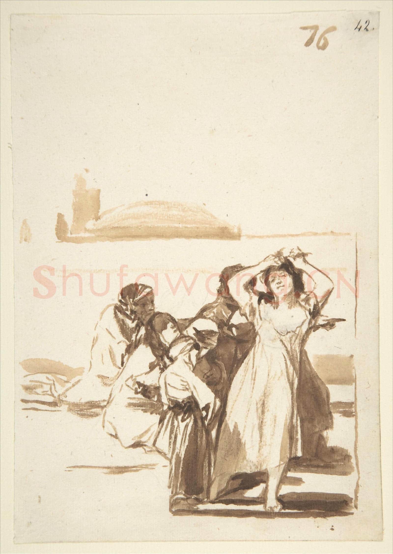 Goya-A Disheveled Woman with a Group.tif