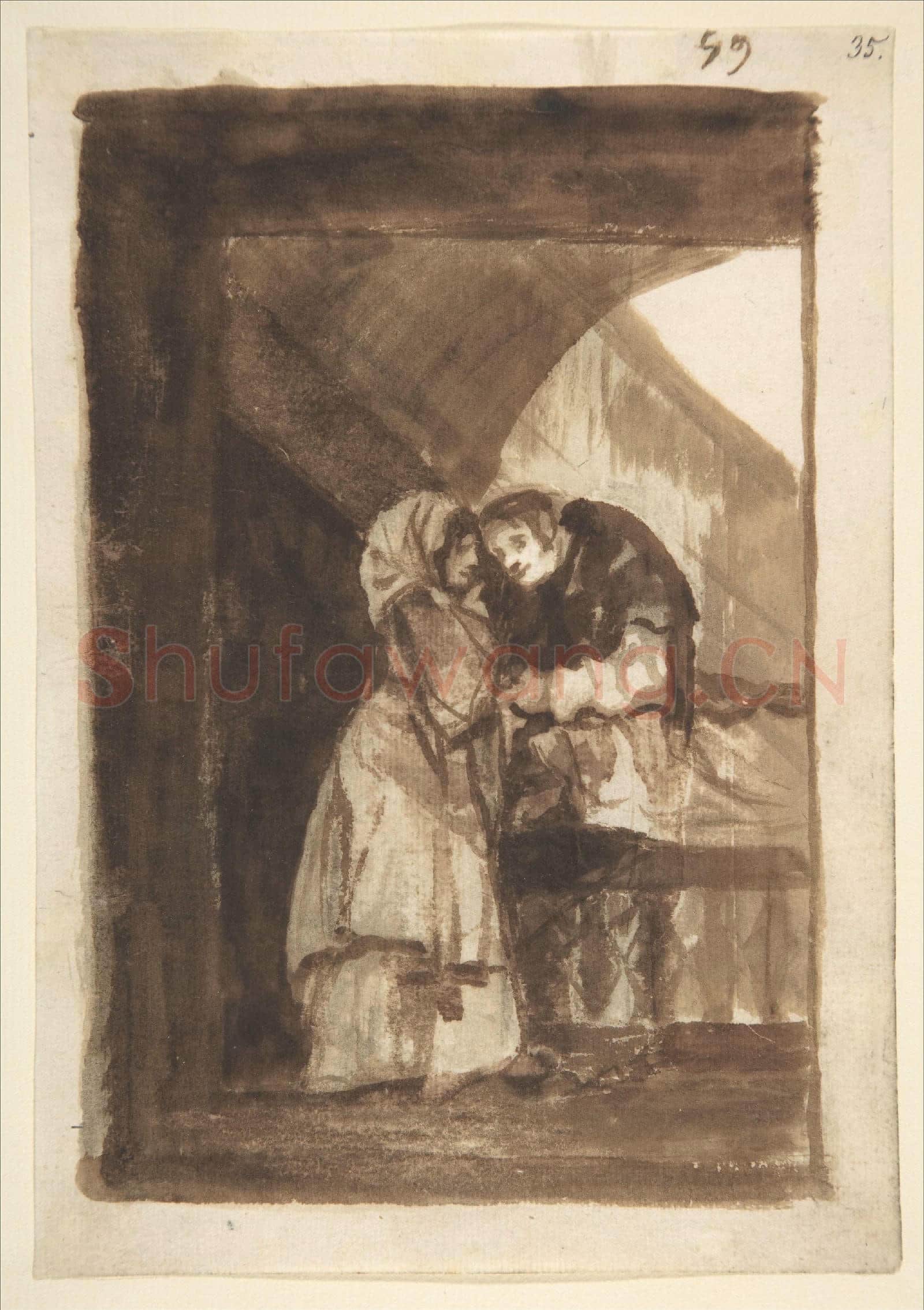 Goya-A Woman Whispering to a Priest.tif