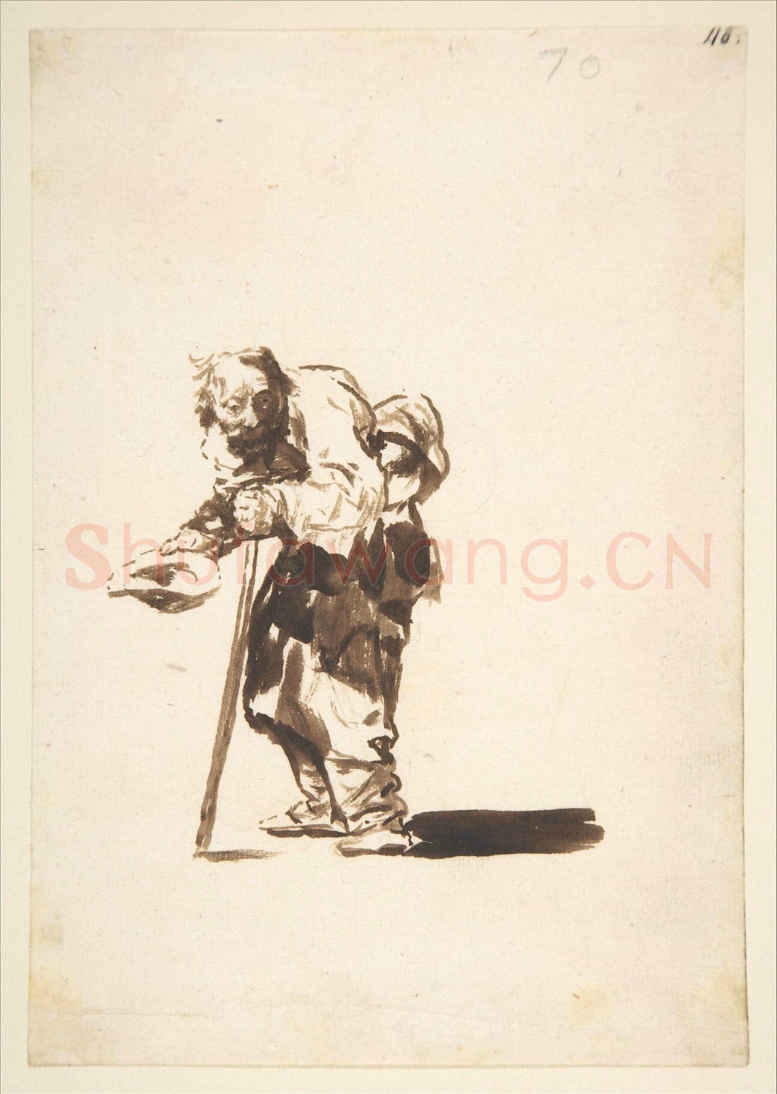 Goya-Beggar with a Staff in His Left Hand.tif
