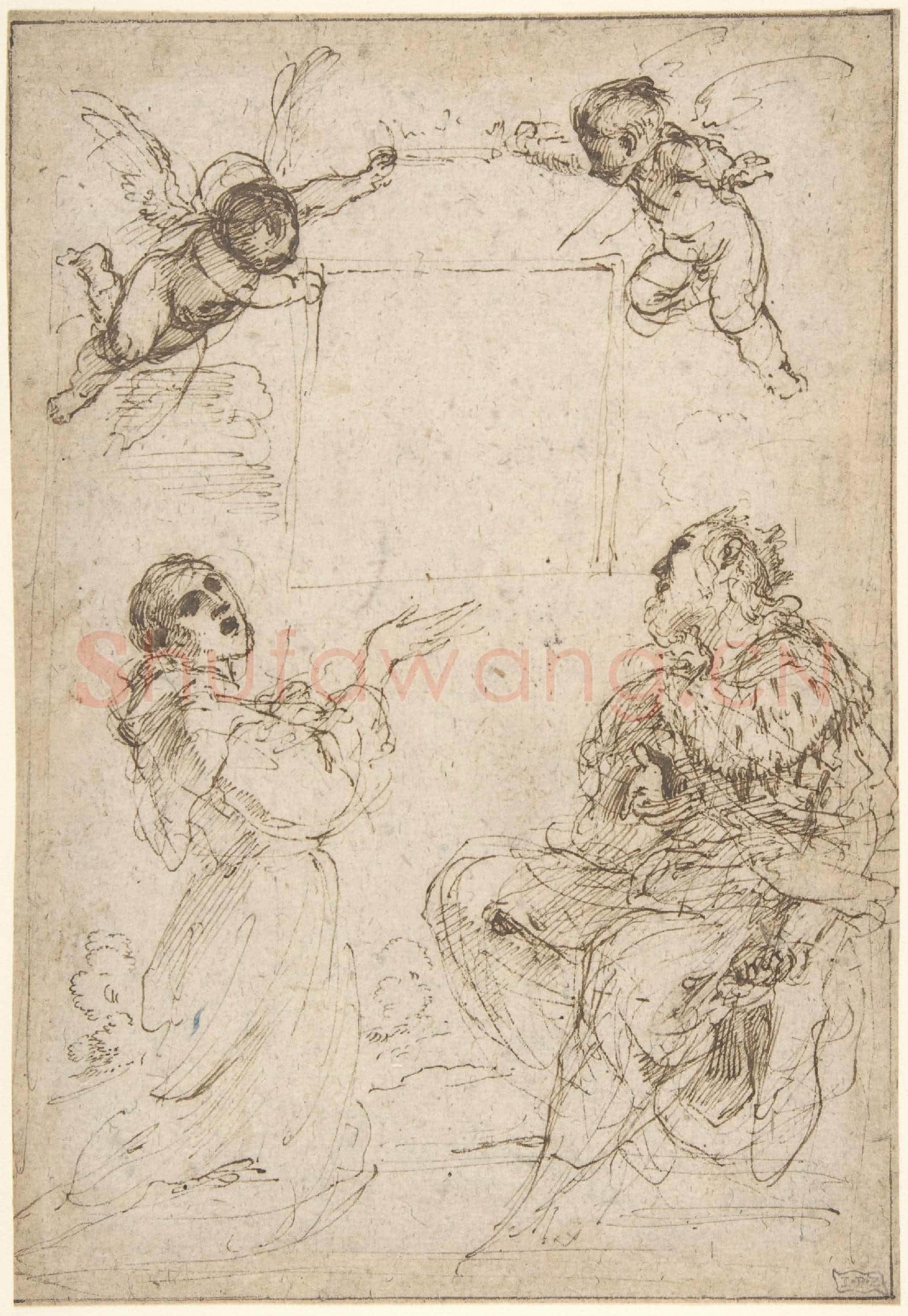Guercino-Saint Francis of Assisi and Saint Louis.tif