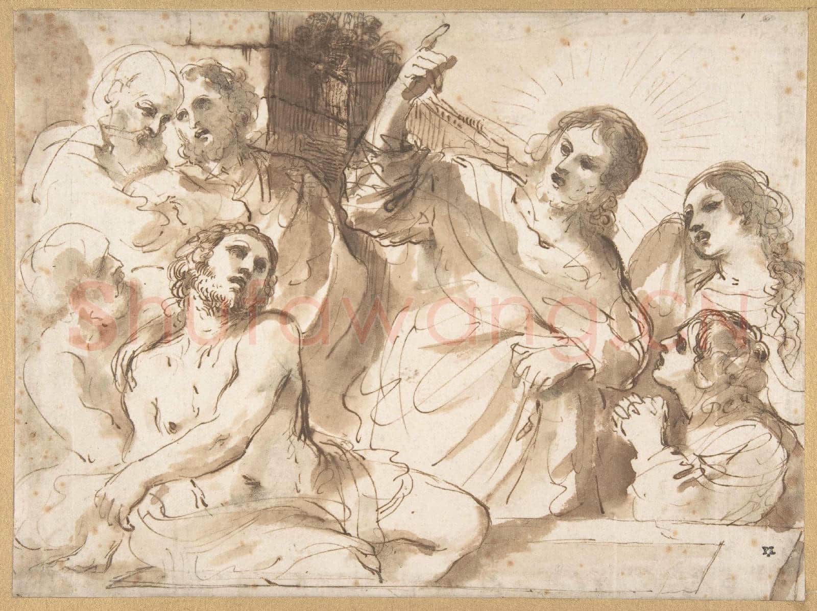 Guercino-The Raising of Lazarus.tif
