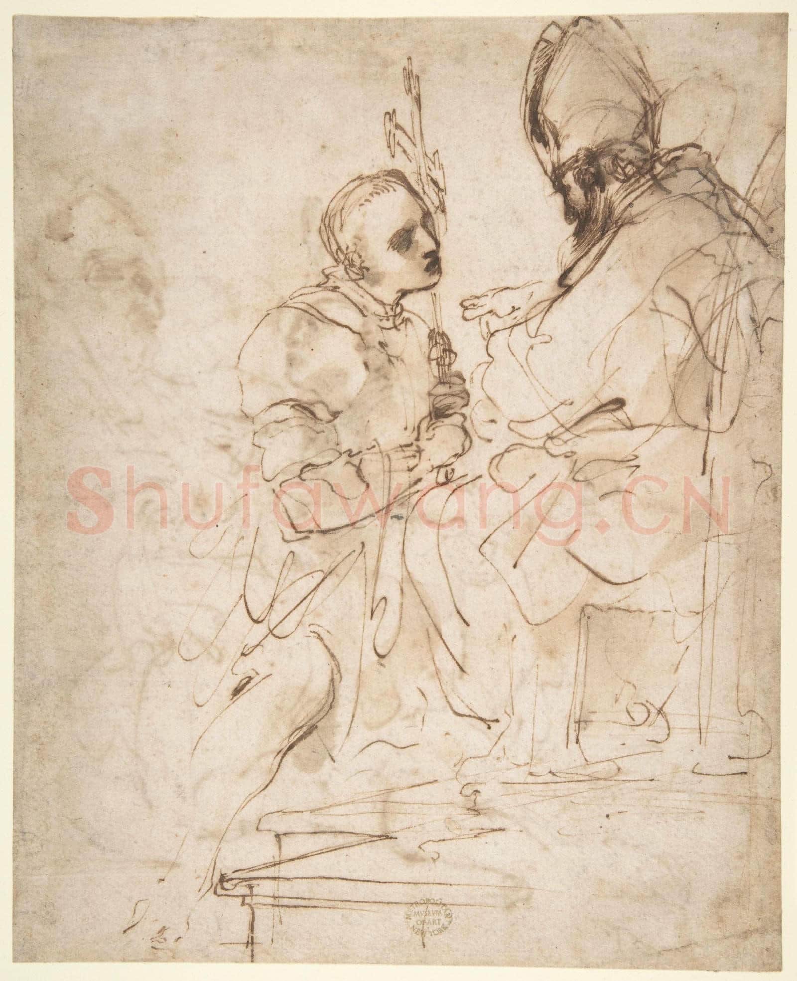 Guercino-Youth Kneeling before a Prelate.tif