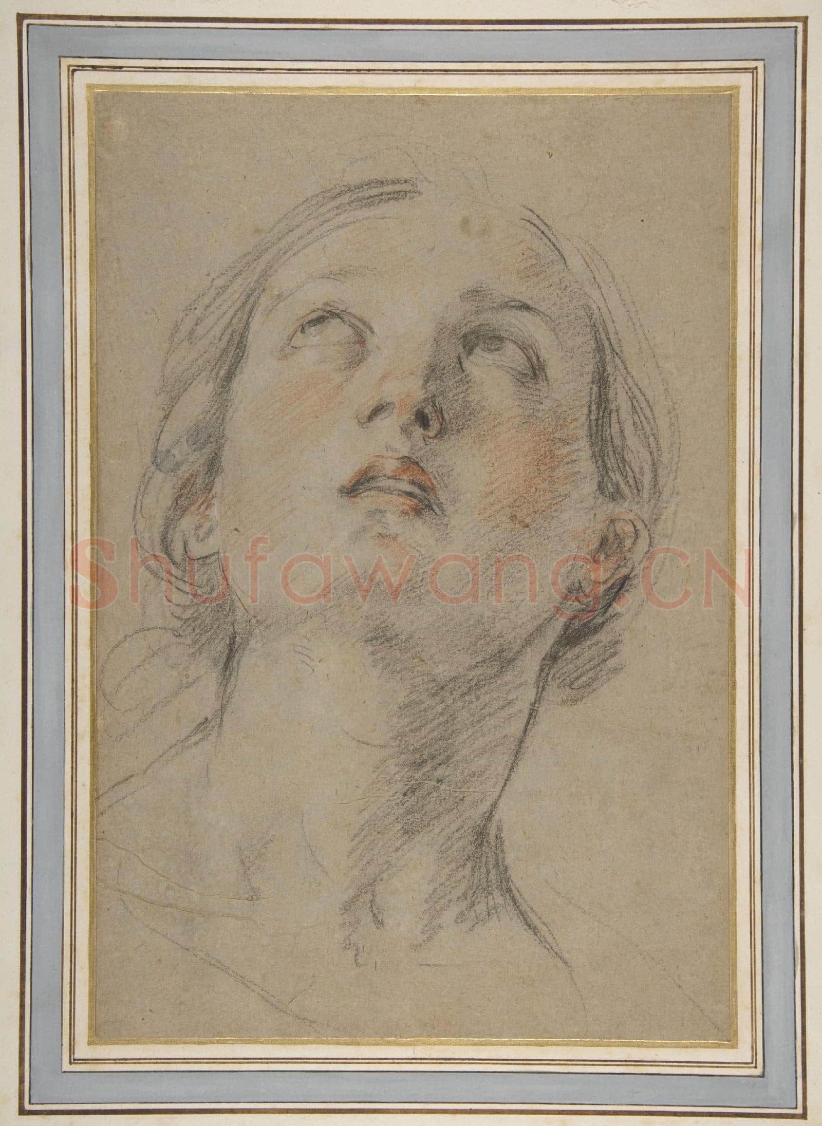 Guido Reni-The Head of a Woman Looking Up.tif