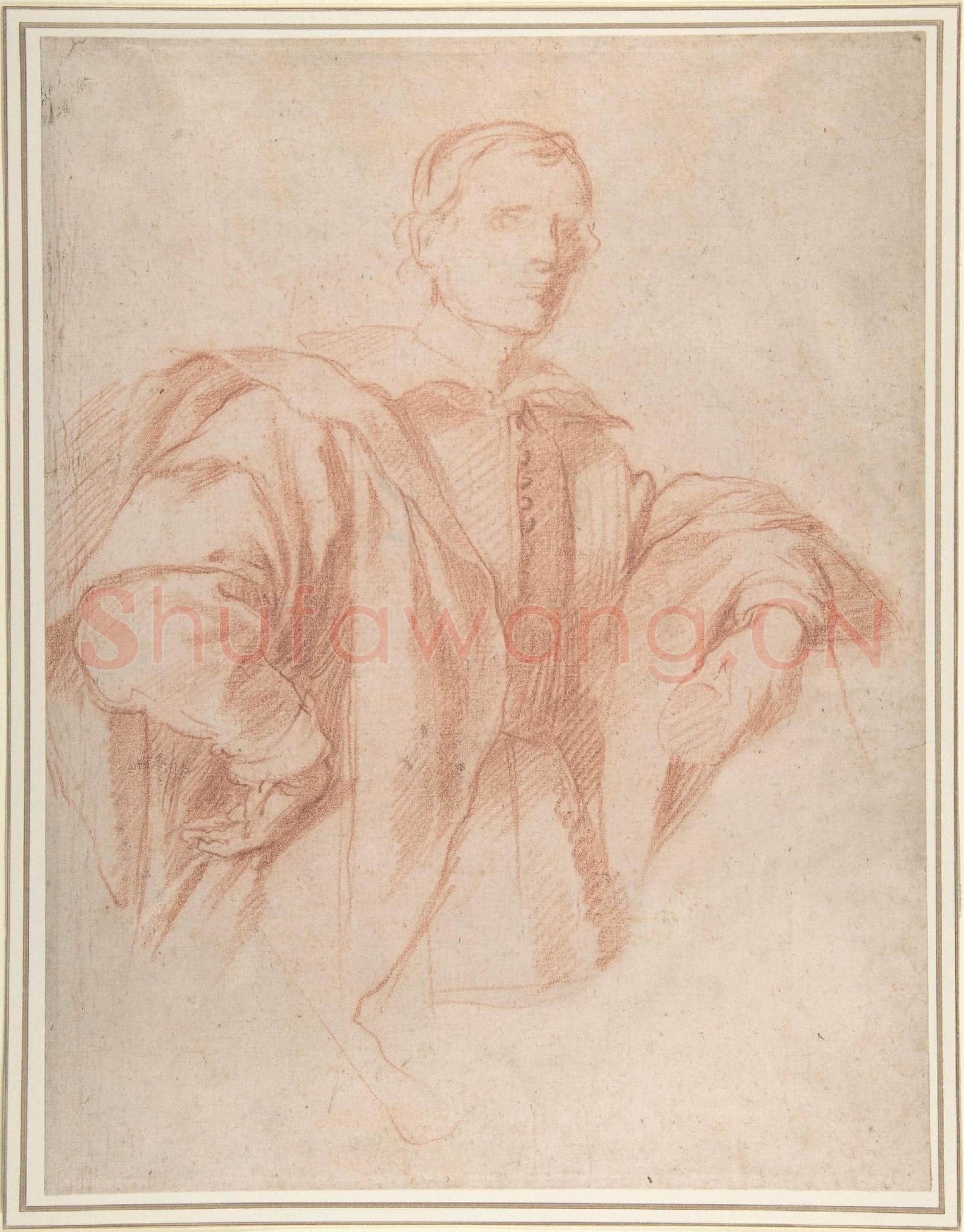 Guillaume Courtois-Study for a Portrait of a Man.tif