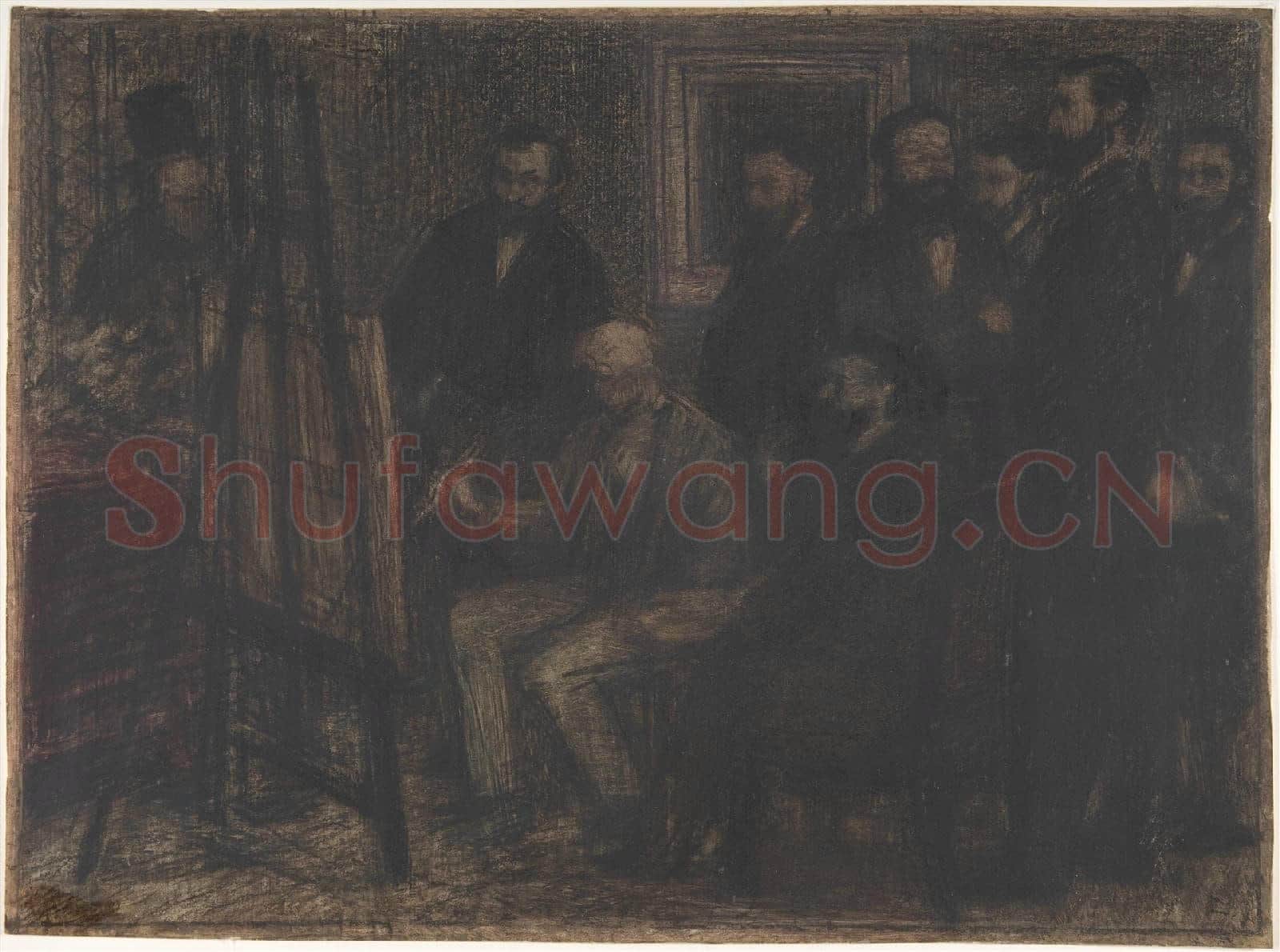 Henri Fantin-Latour-Manet's Studio in the Batignolles.tif