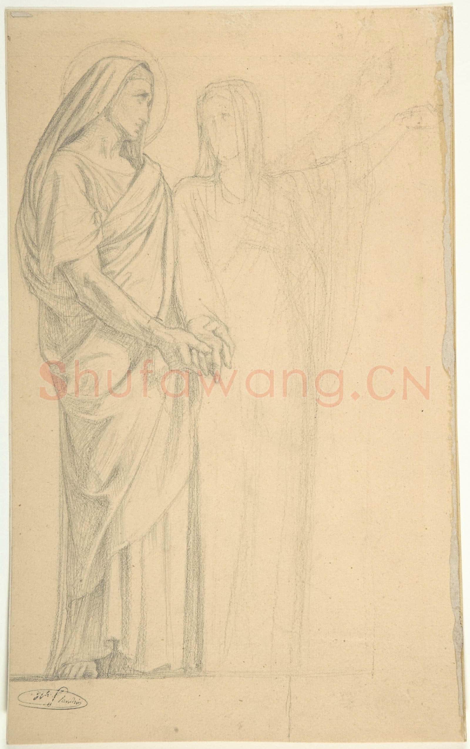 Hippolyte Flandrin-Saints Adrian and Natalia.tif