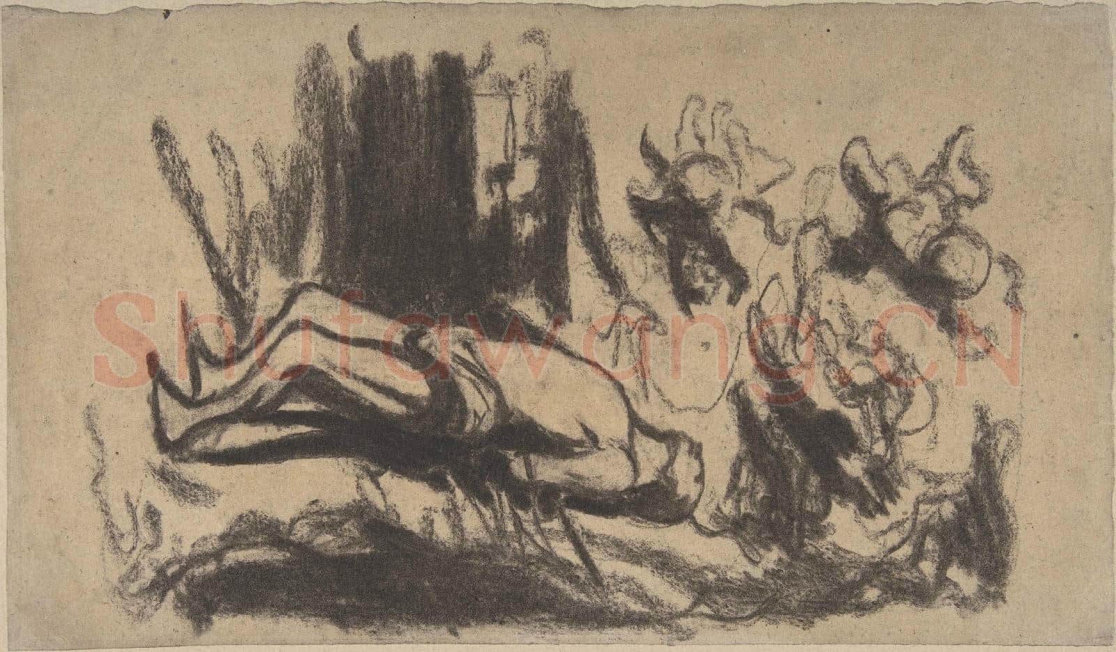 Honoré Daumier-Saint Sebastian.tif