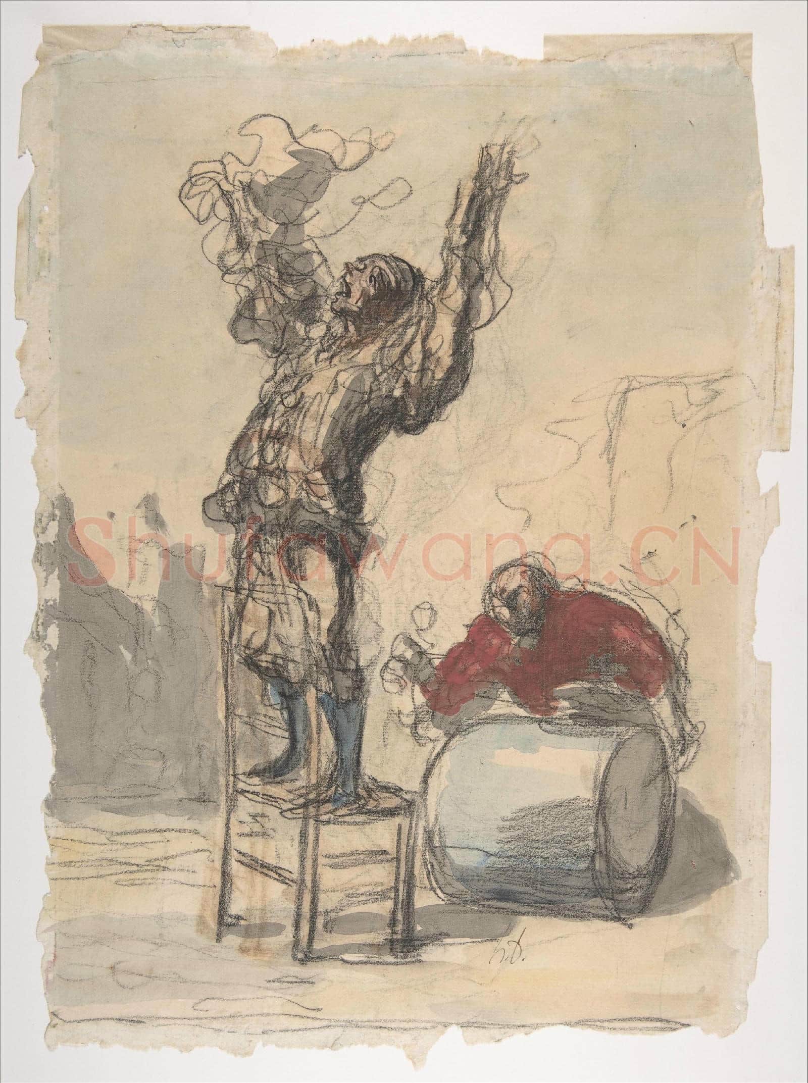 Honoré Daumier-Street Show.tif