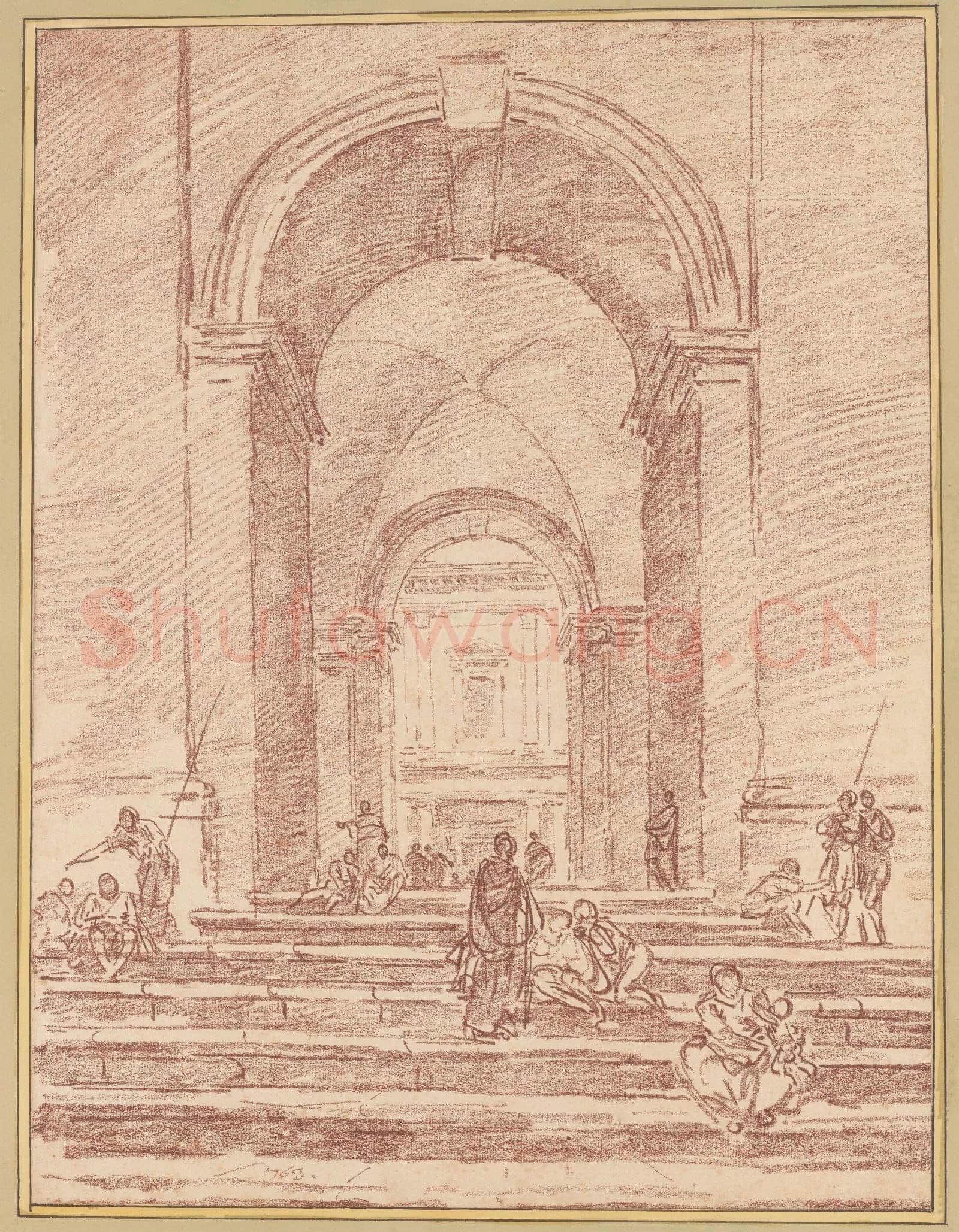 Hubert Robert-Figures in a Roman Arcade.tif