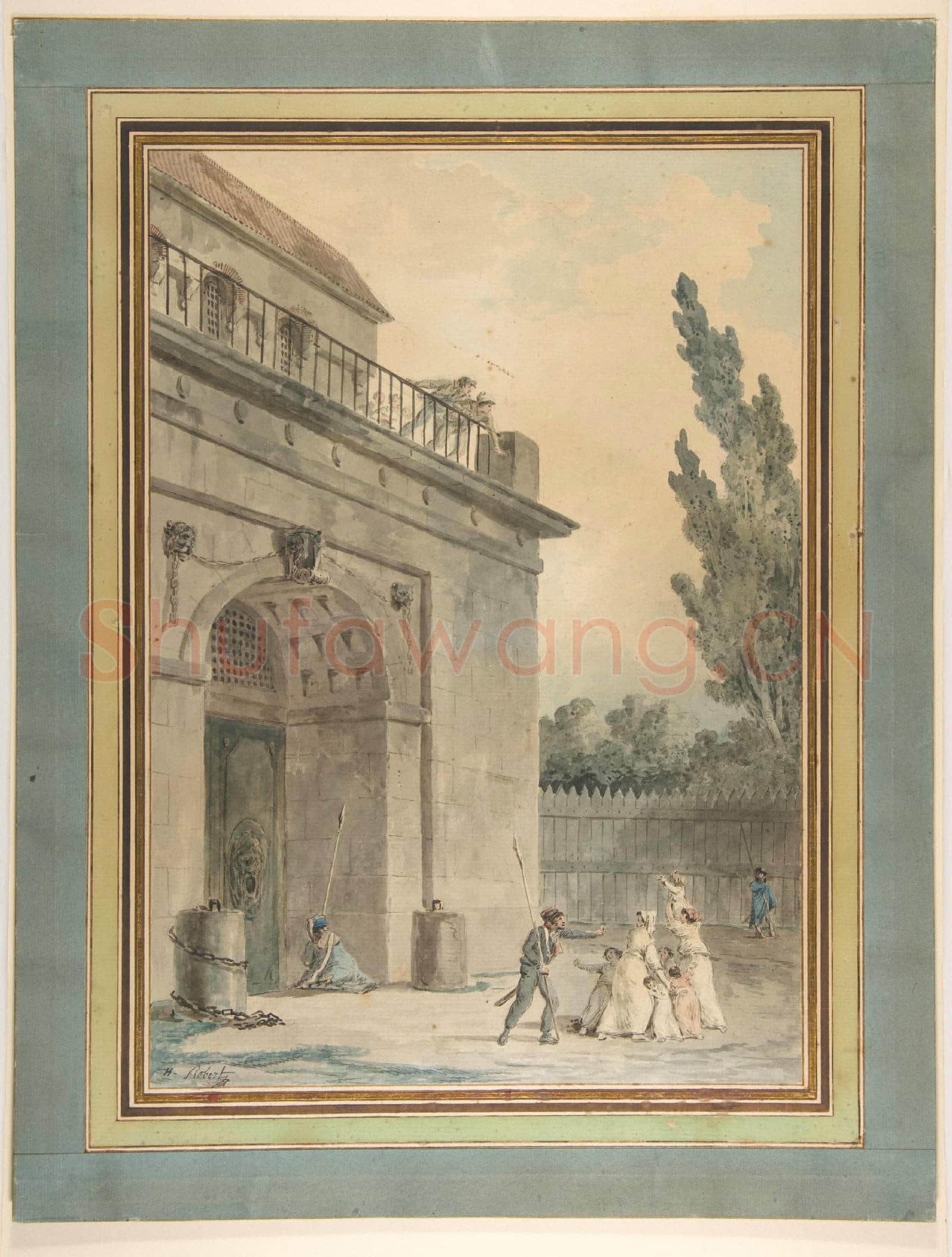 Hubert Robert-Visitors leaving a prison.tif